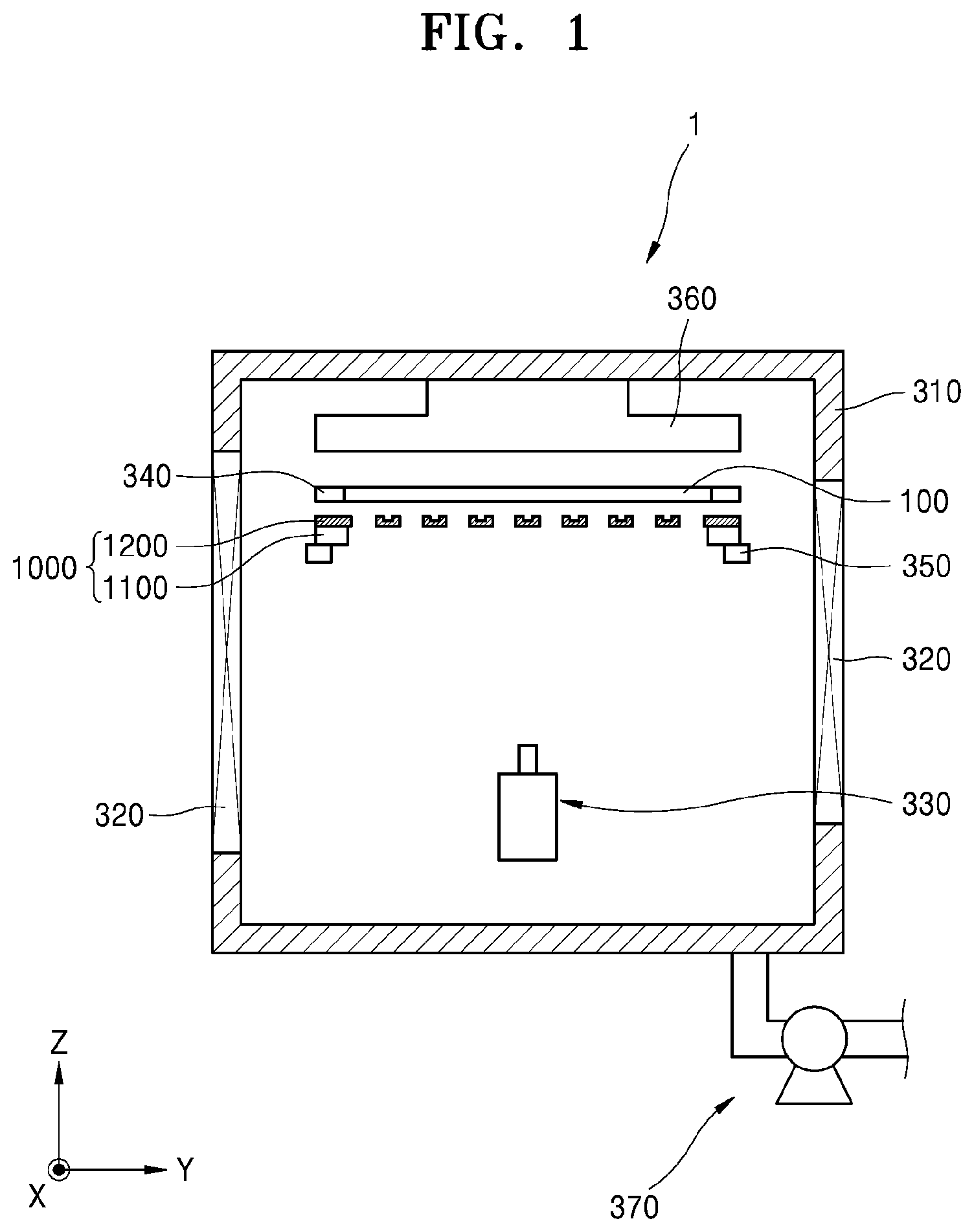 Patent US12410508 — Mask assembly, apparatus for manufacturing display apparatus, and method of manufacturing display apparatus — Figure 1