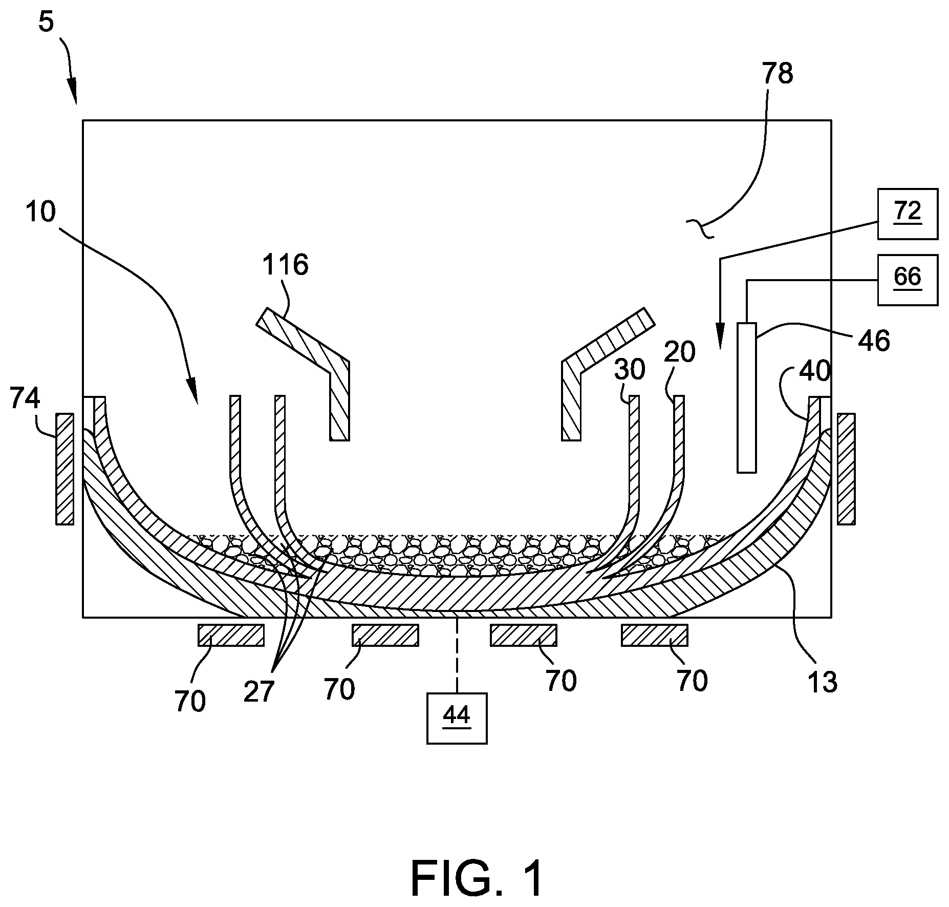 Patent US12410538 — Use of arrays of quartz particles during single crystal silicon ingot production — Figure 1