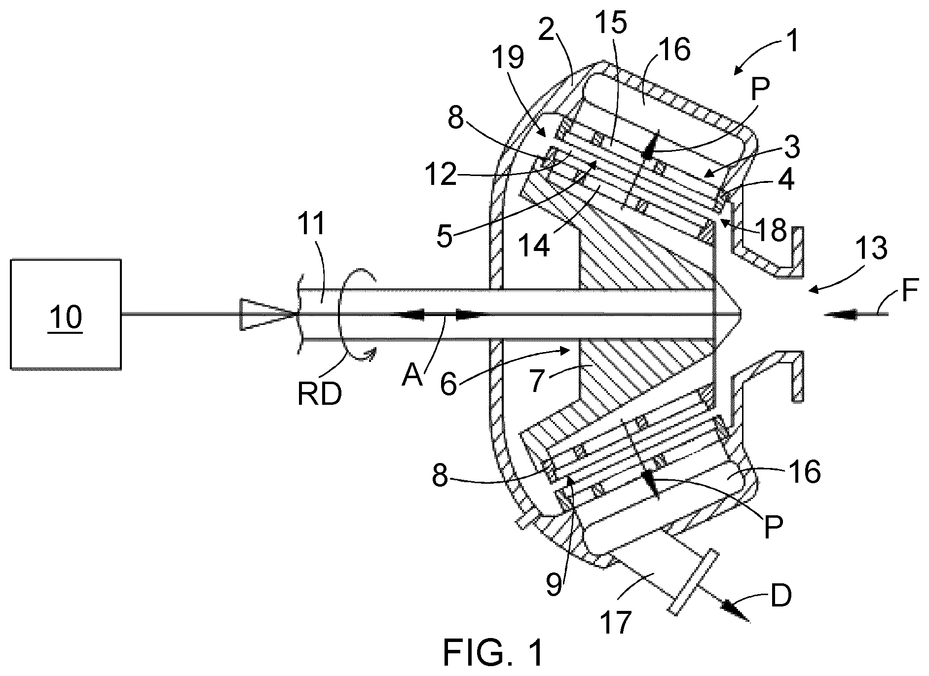 Patent US12410558 — Blade segment for refiner — Figure 1