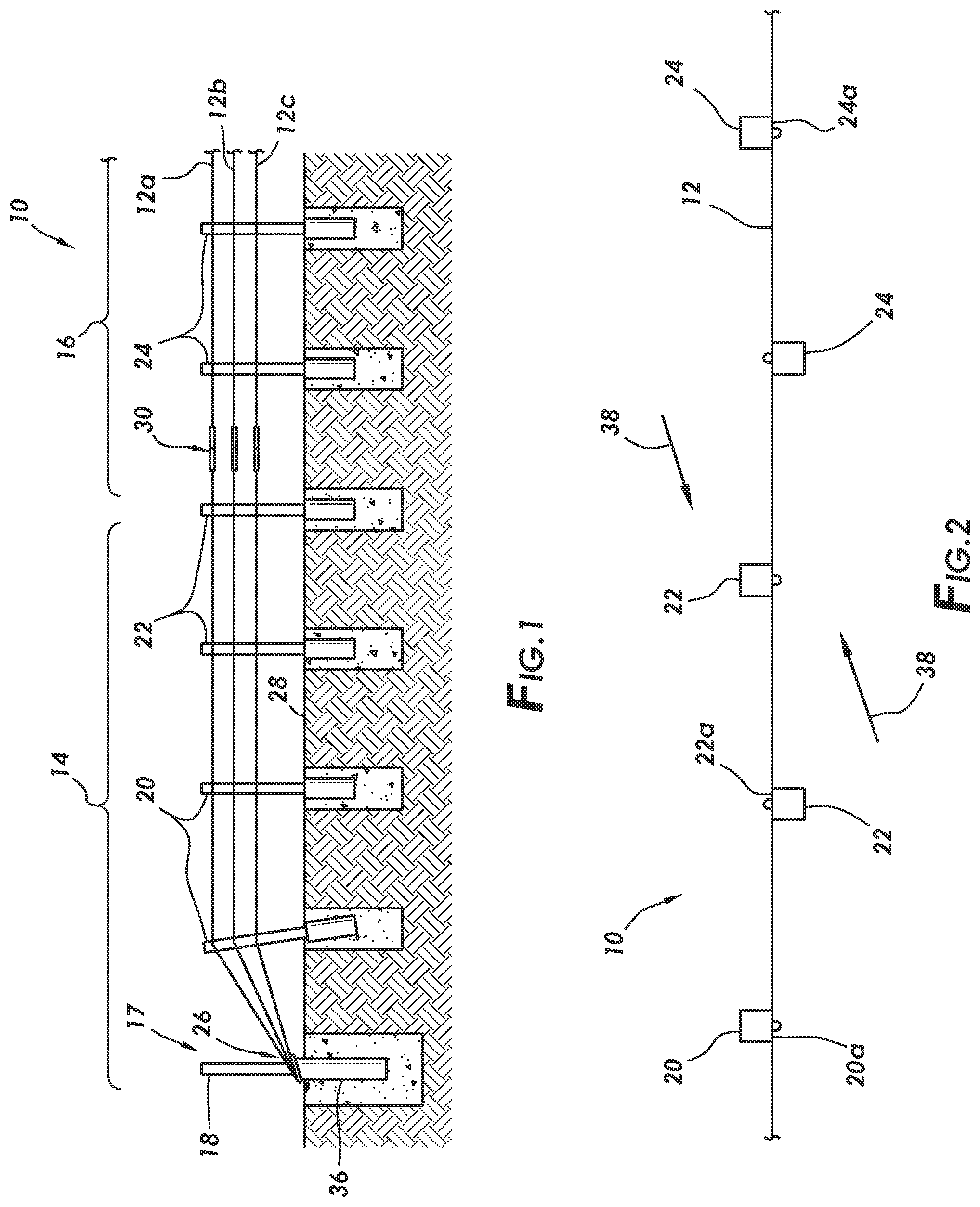 Patent US12410569 Figure 1 – Hairpin connector for traffic cable barrier system