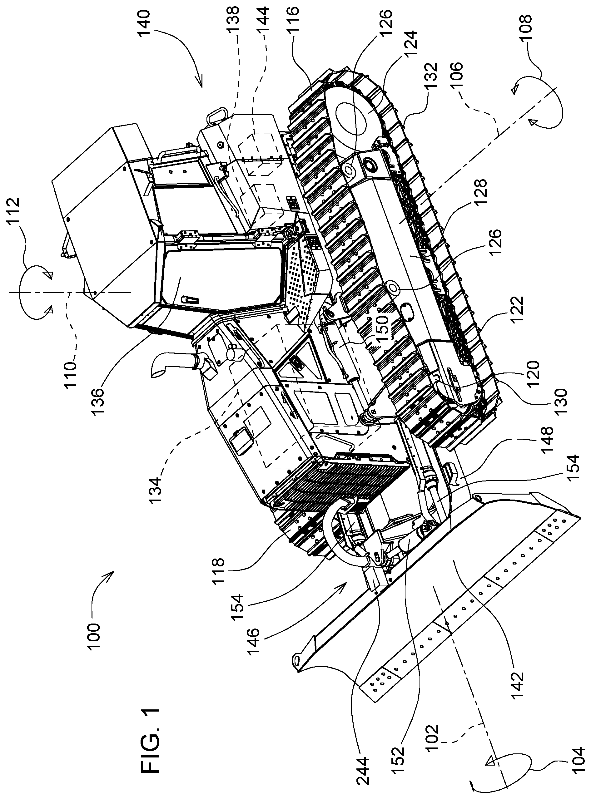Patent US12410574 — Ground compaction sensing system and method for a work machine — Figure 1