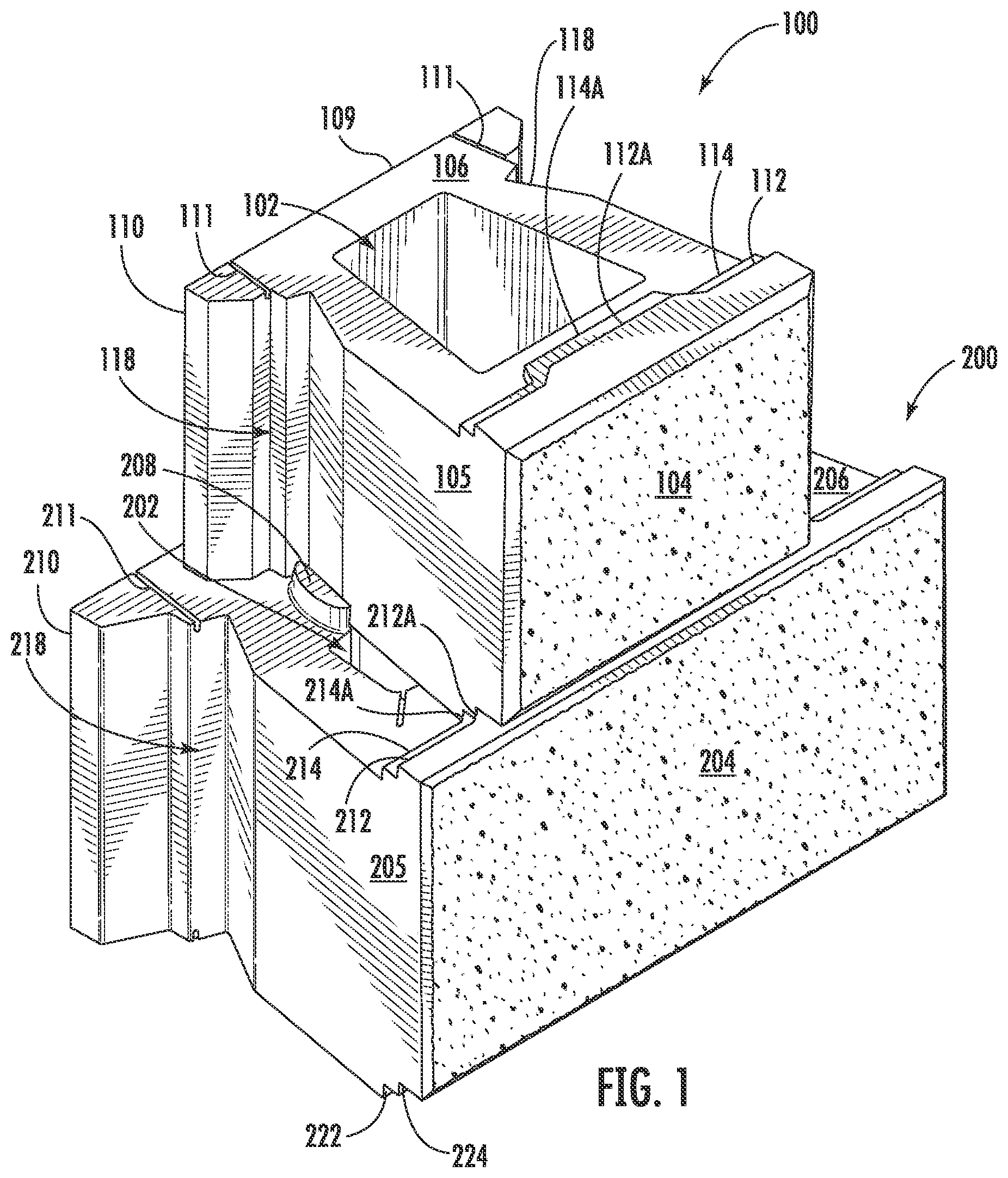 Patent US12410576 — Supporting masonry block — Figure 1