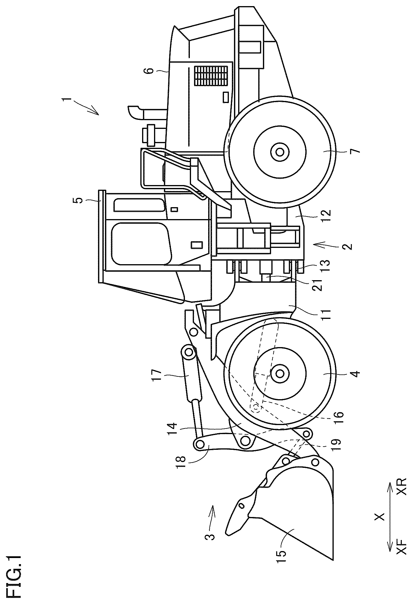 Patent US12410585 — Work machine — Figure 1