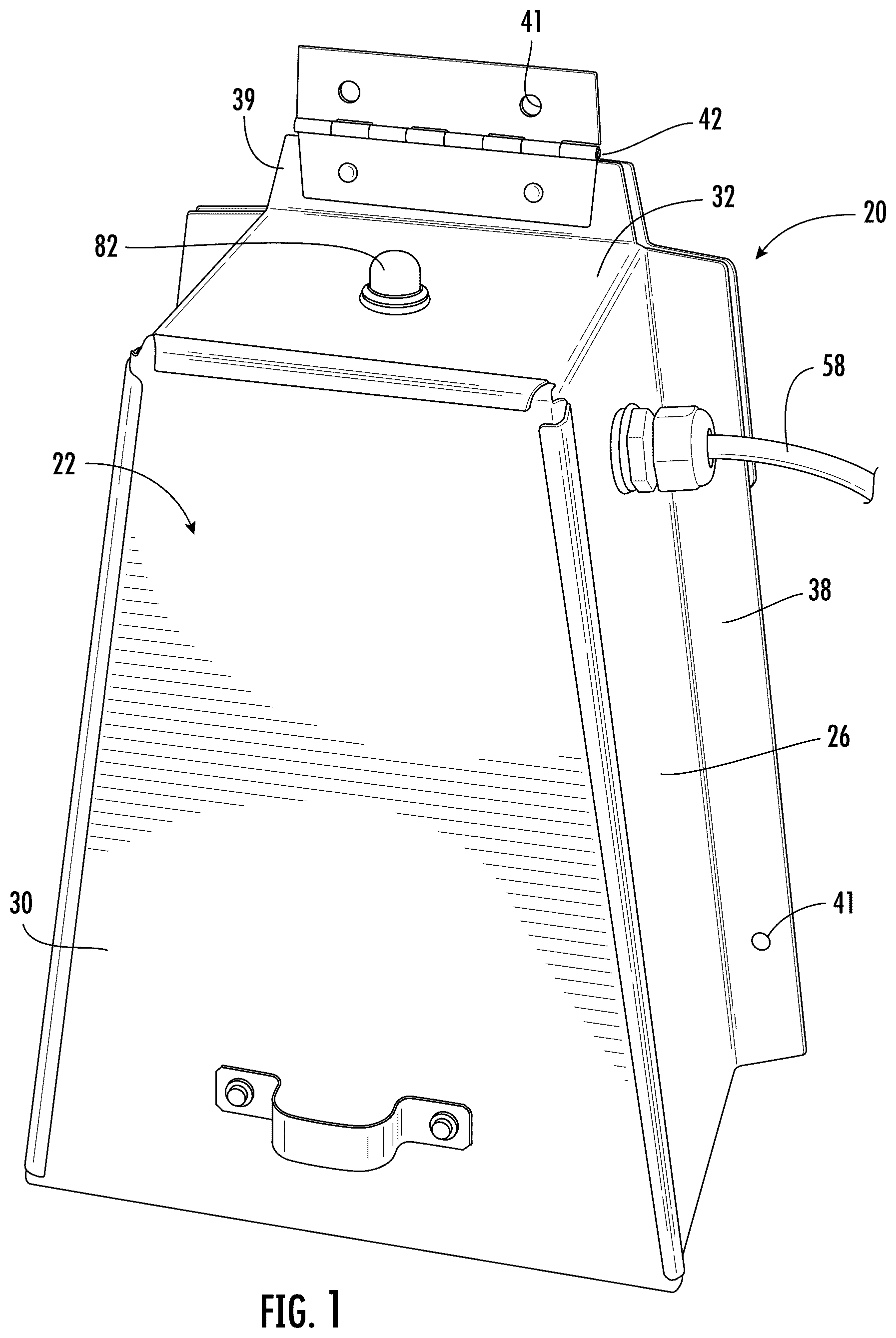 Patent US12410591 — Housing for drain outlet — Figure 1