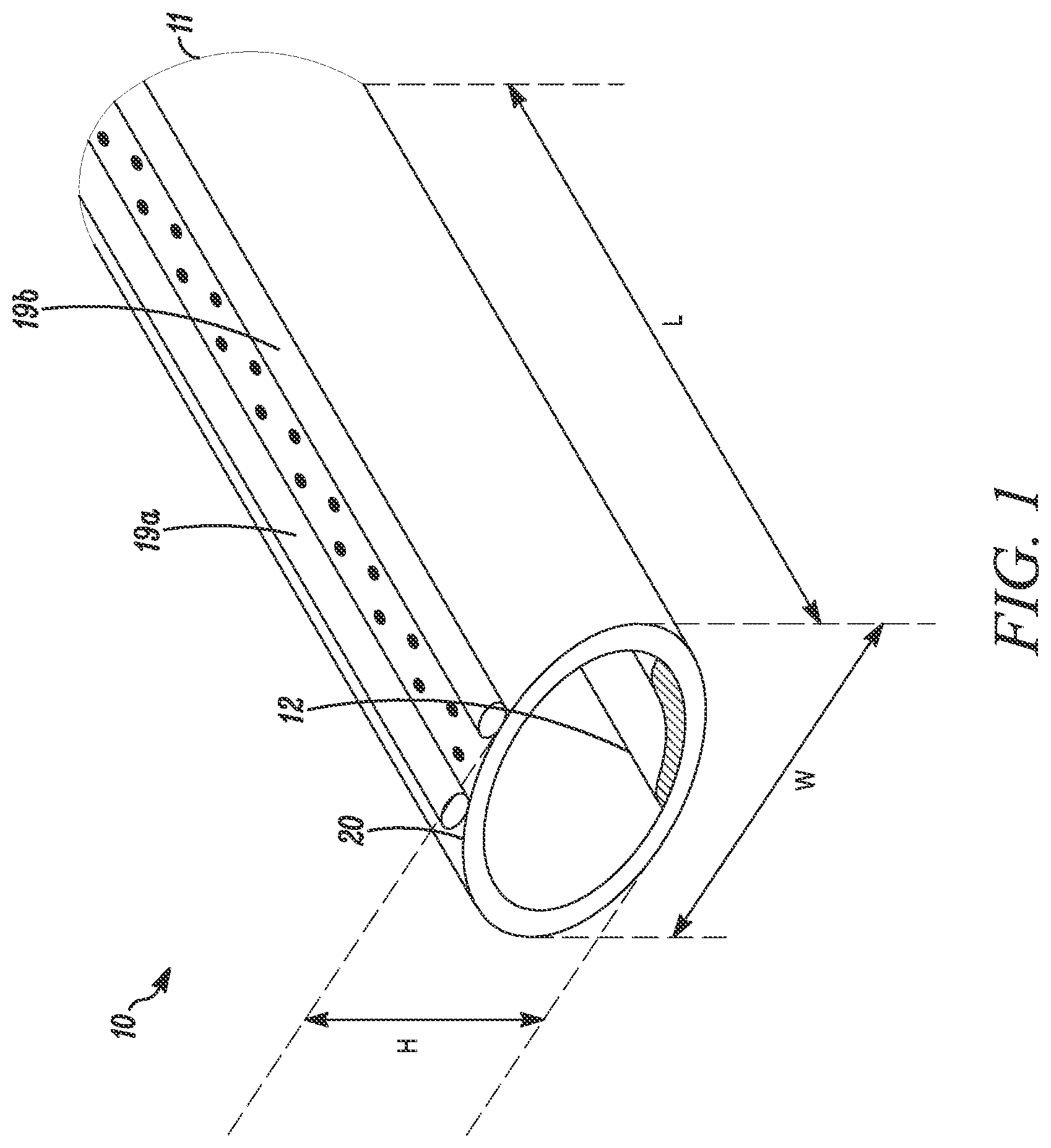 Patent US12410608 Figure 1 – Foam envelope for sealing large volumes