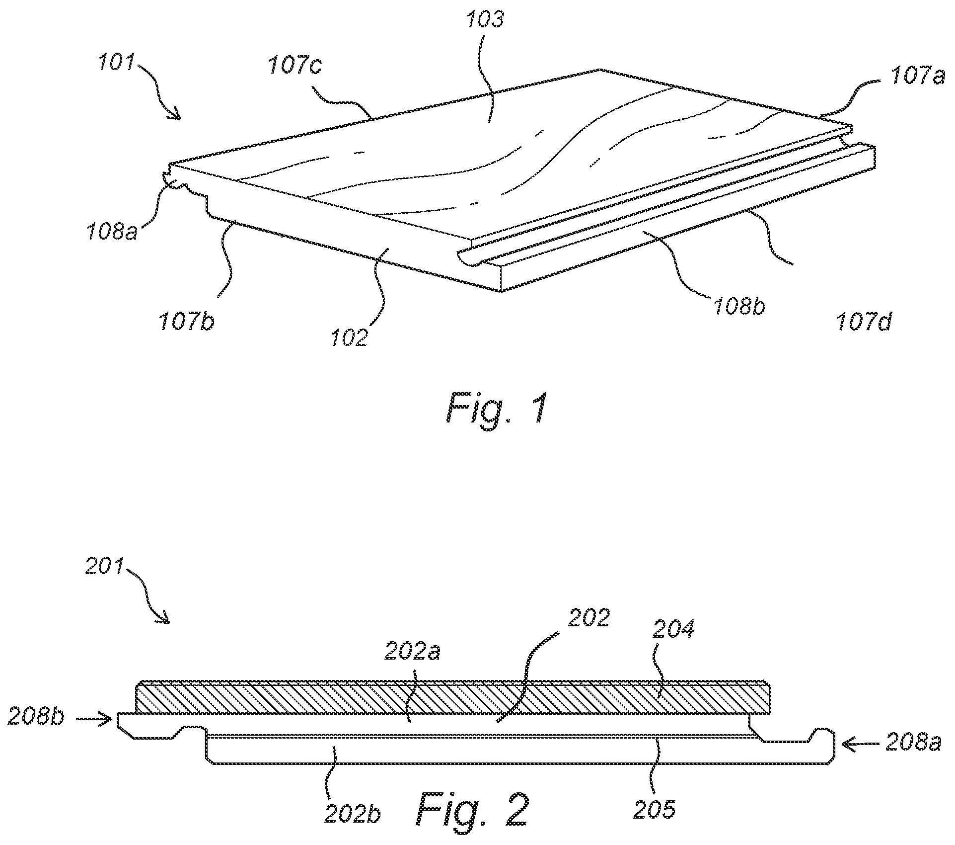 Patent US12410621 — Floor panel and method of manufacturing a floor panel — Figure 1