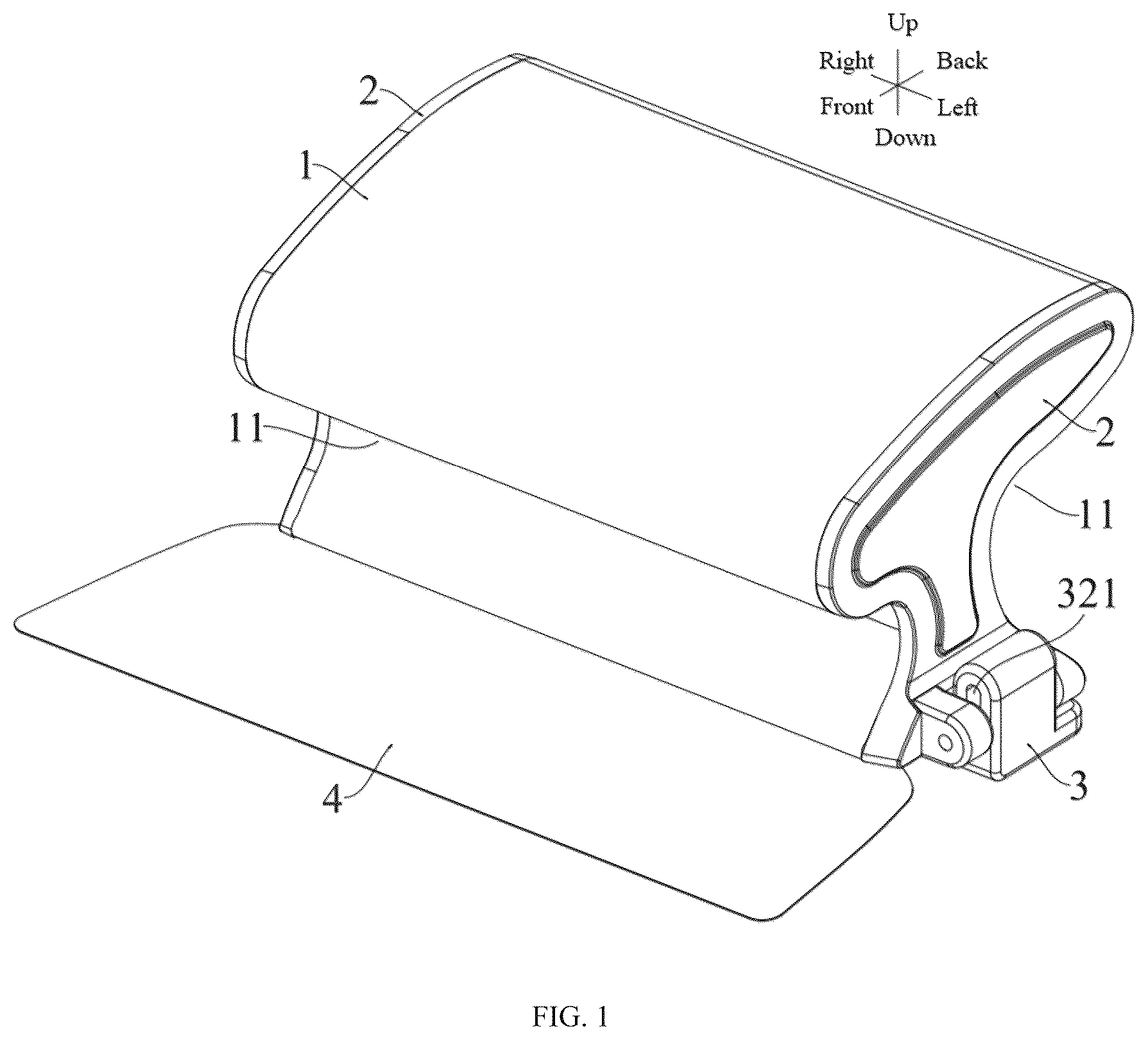 Patent US12410623 Figure 1 – Putty scraper