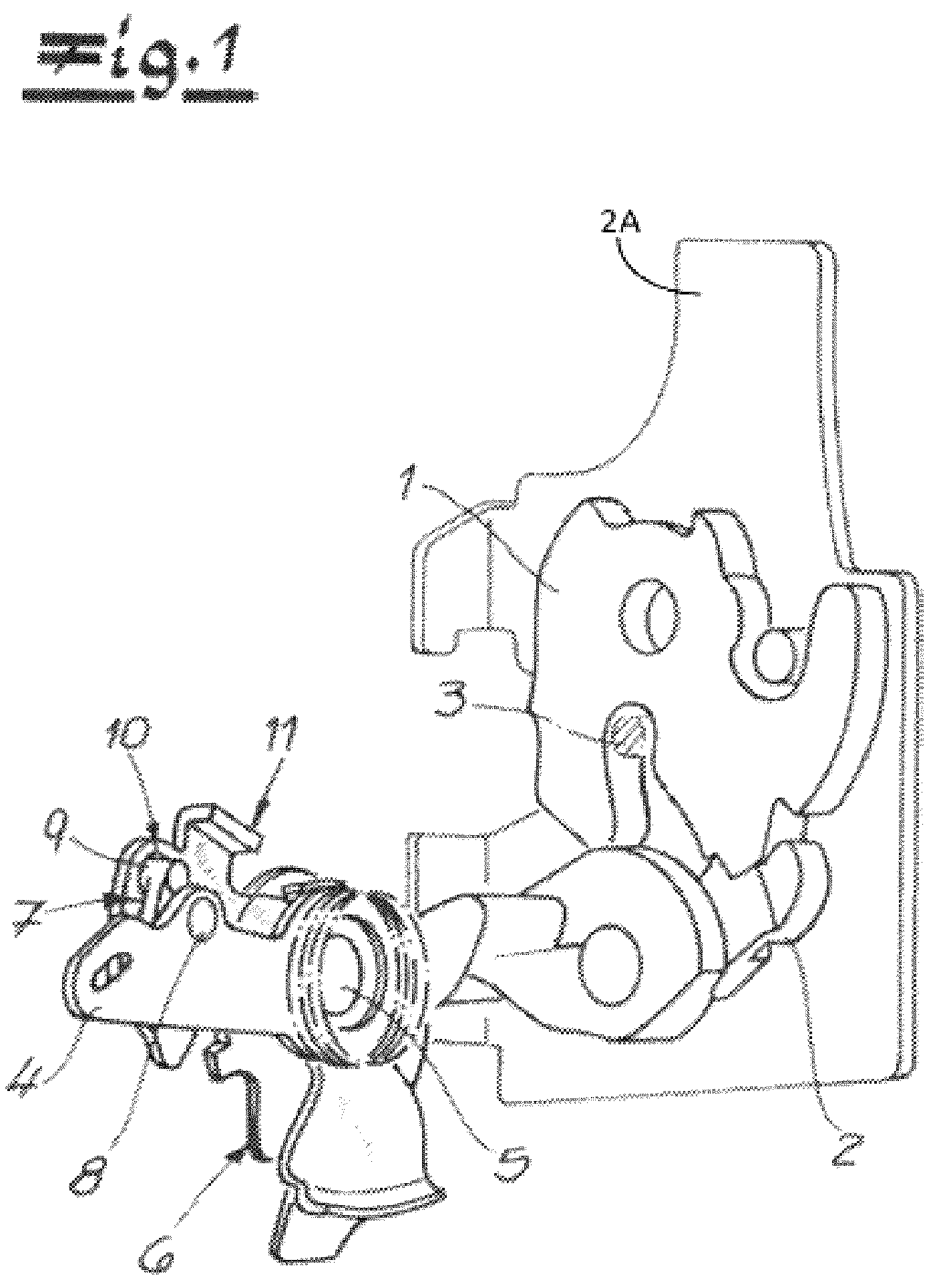 Patent US12410638 — Motor vehicle lock, in particular motor vehicle side door lock — Figure 1