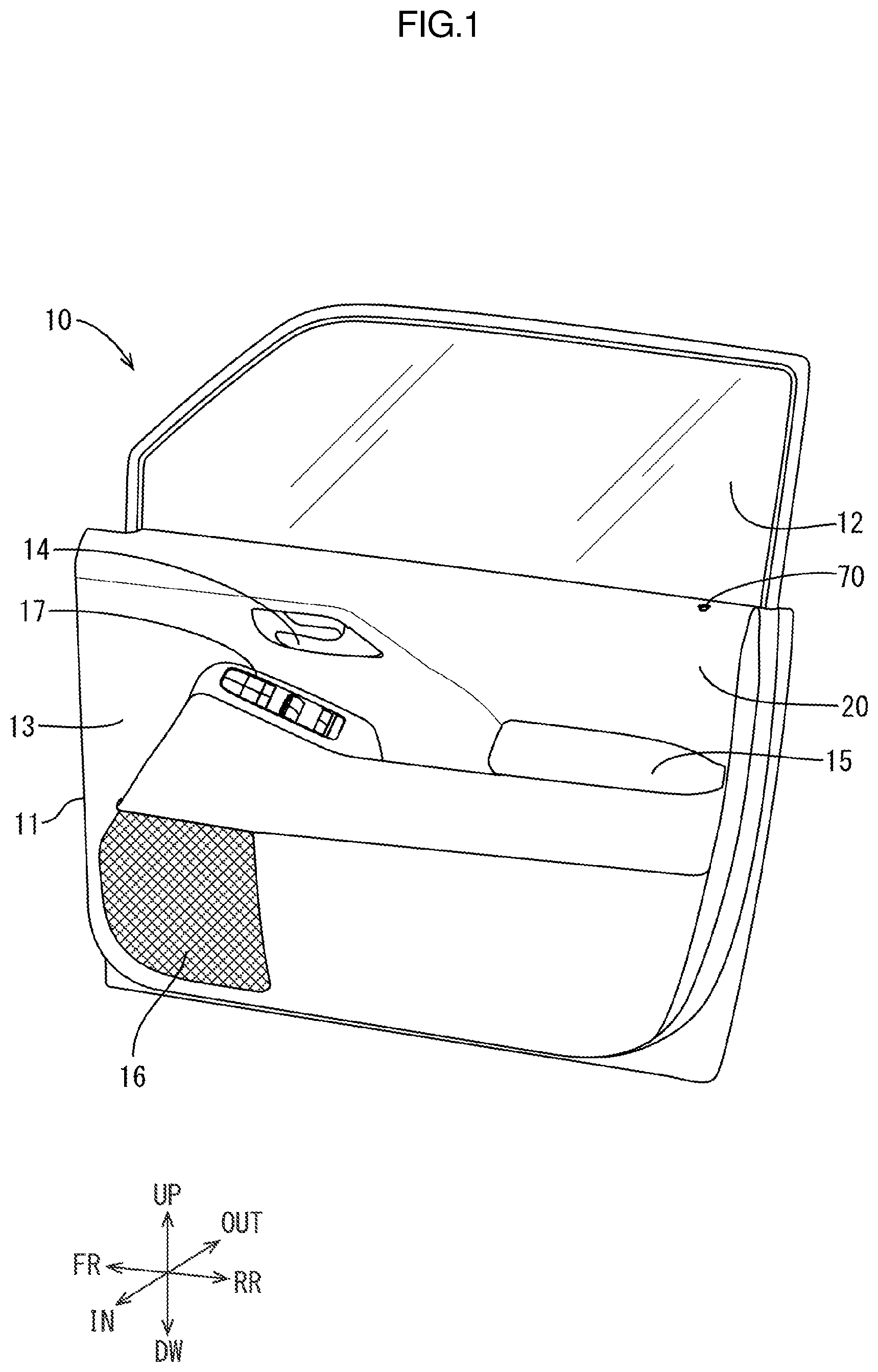 Patent US12410643 — Door lock assembly — Figure 1