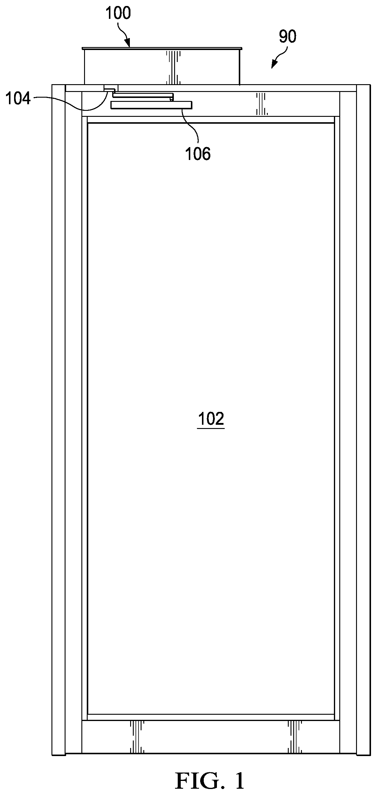 Patent US12410650 — Swing door operator — Figure 1