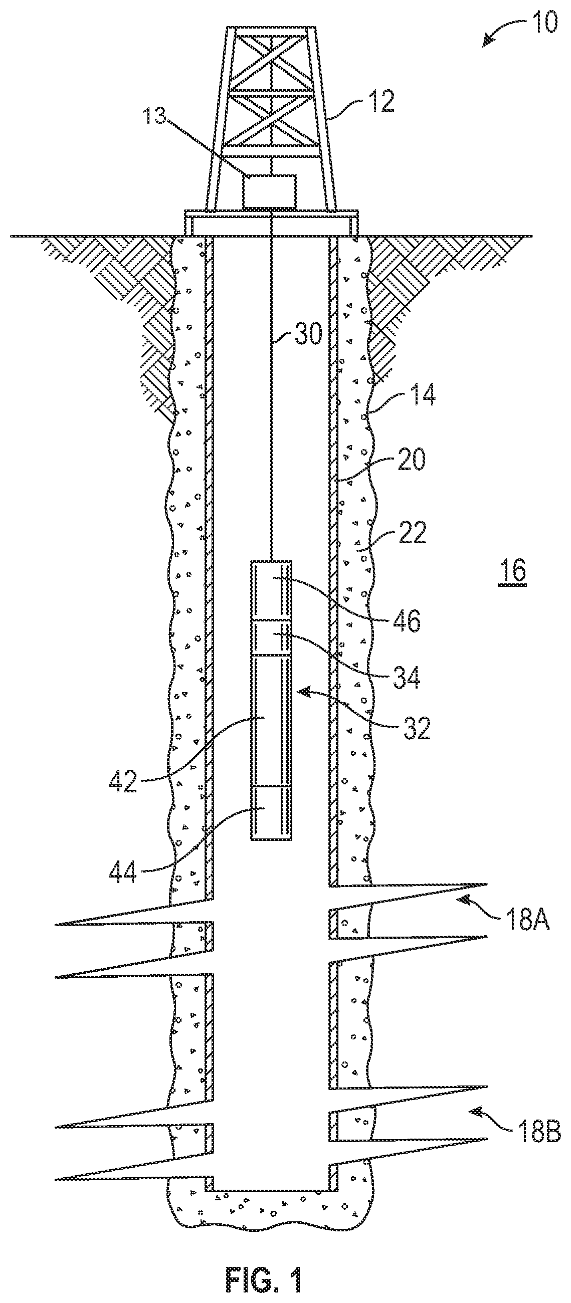 Patent US12410668 Figure 1 – Downhole setting tool with exhaust diffuser