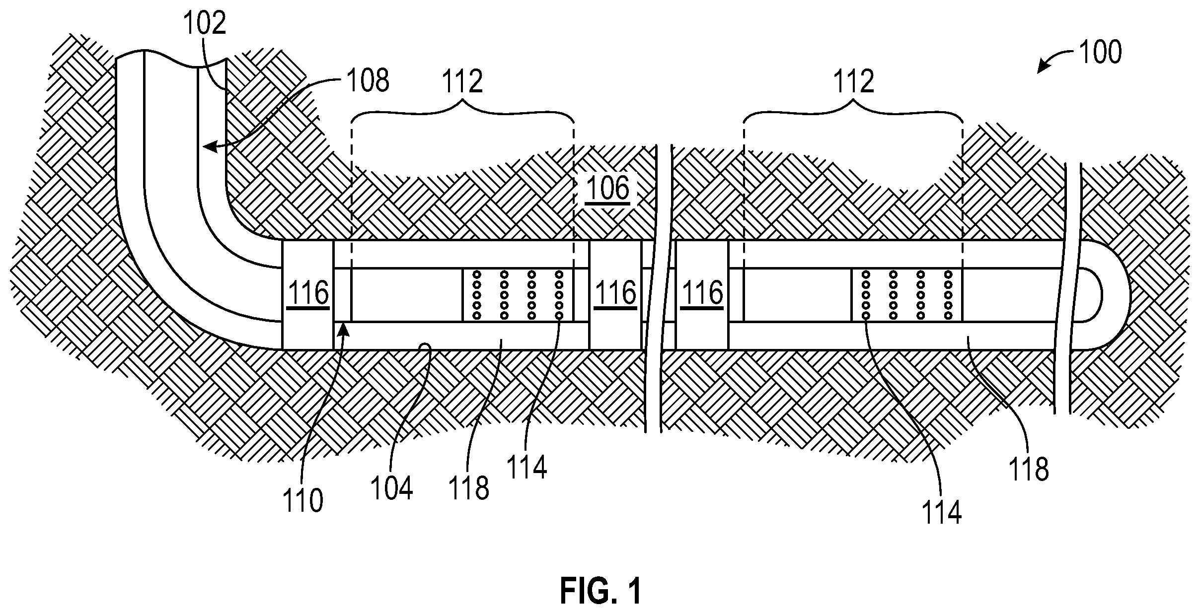 Patent US12410676 — Packer assembly with an anti-extrusion assembly — Figure 1