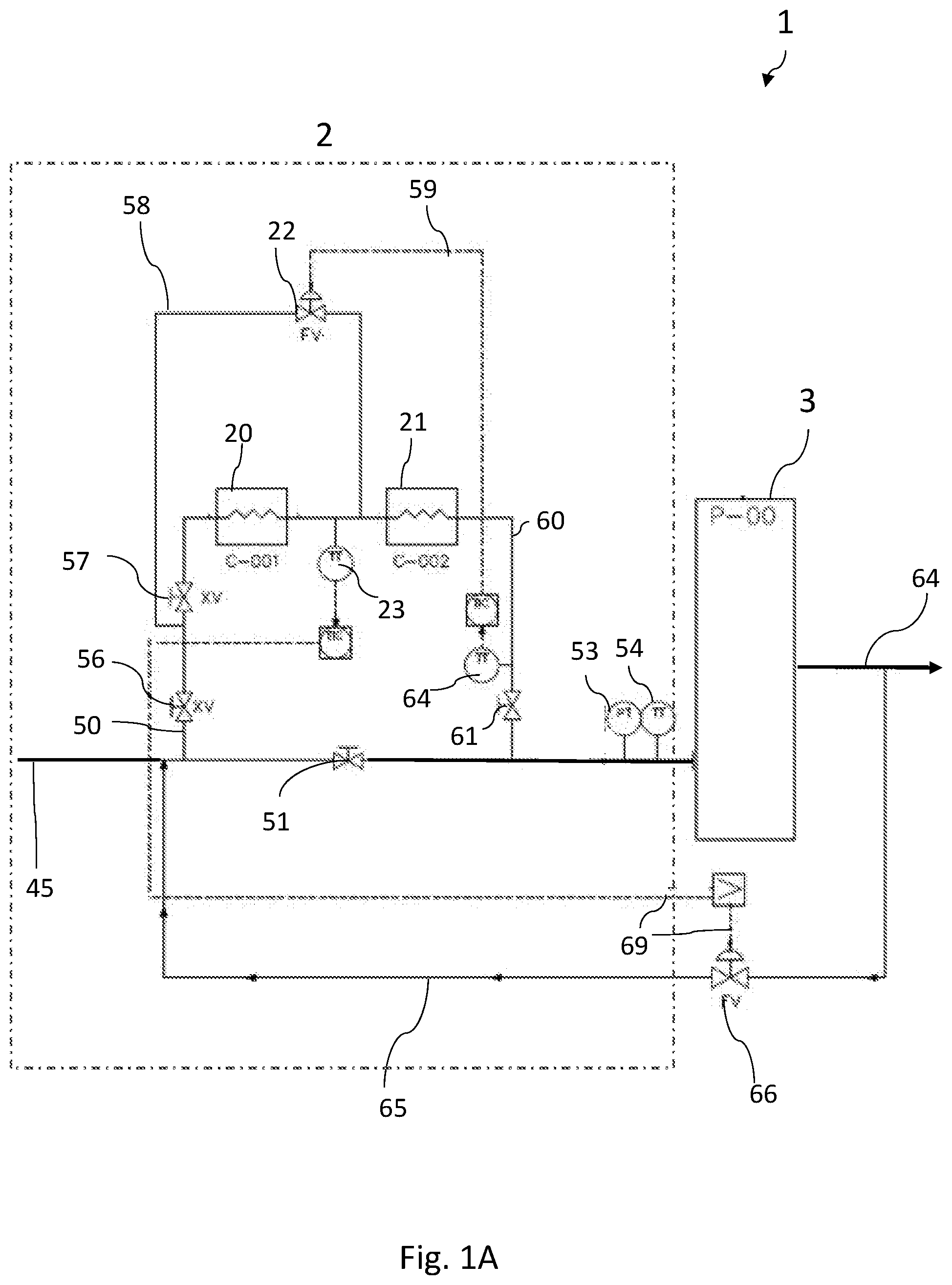 Patent US12410684 — Subsea system comprising a preconditioning unit and pressure boosting device and method of operating the preconditioning unit — Figure 1