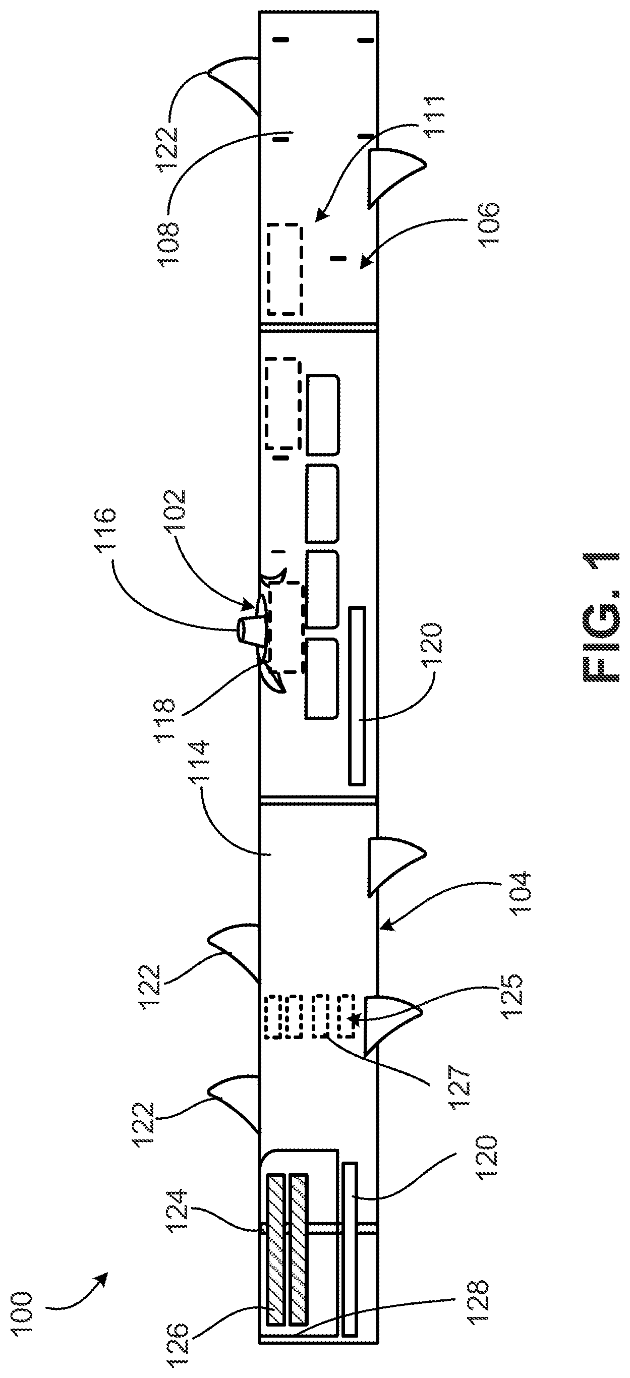 Patent US12410691 — Apparatus and method for milling openings in an uncemented blank pipe — Figure 1