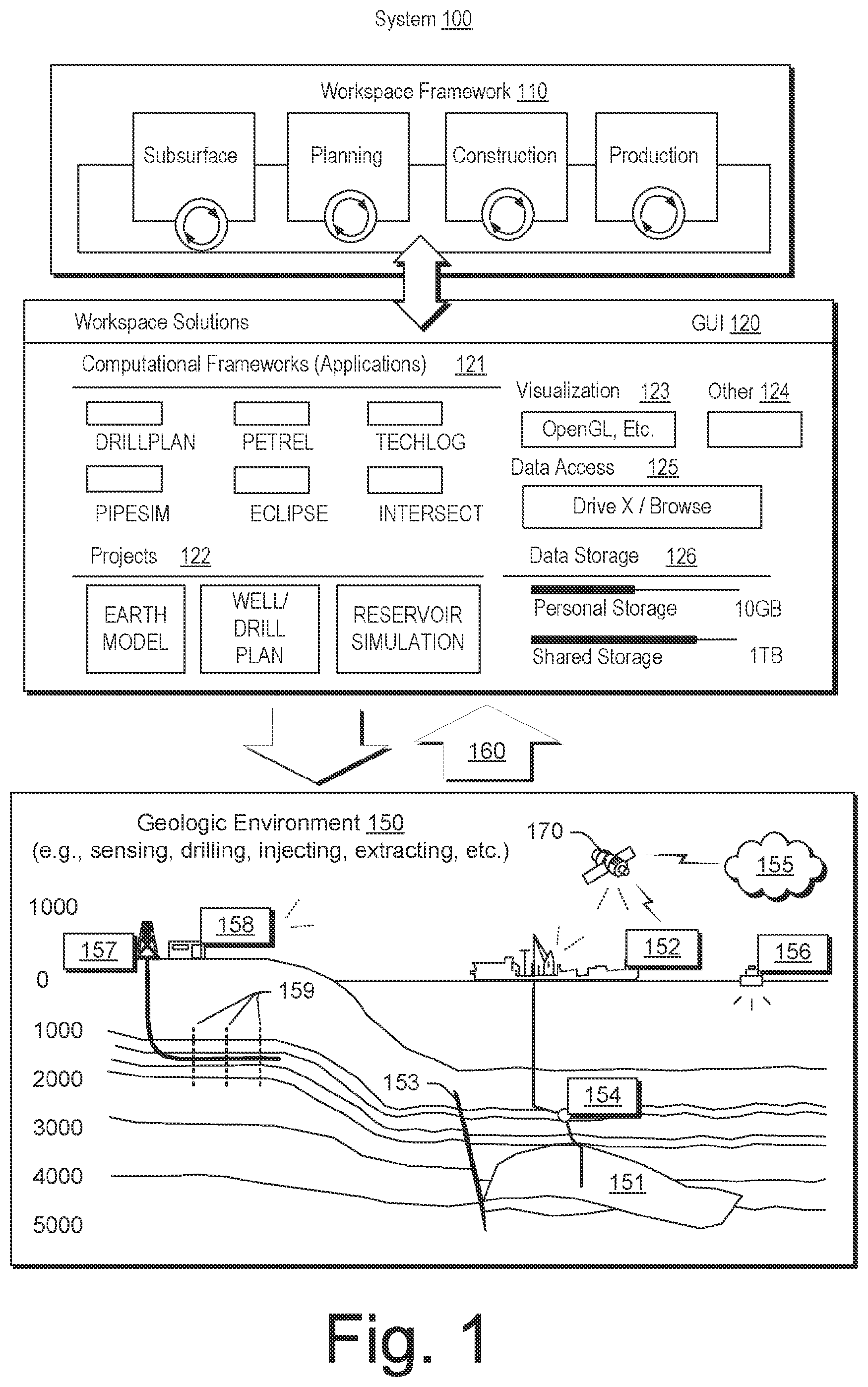 Patent US12410698 — Fracture characterization while drilling — Figure 1