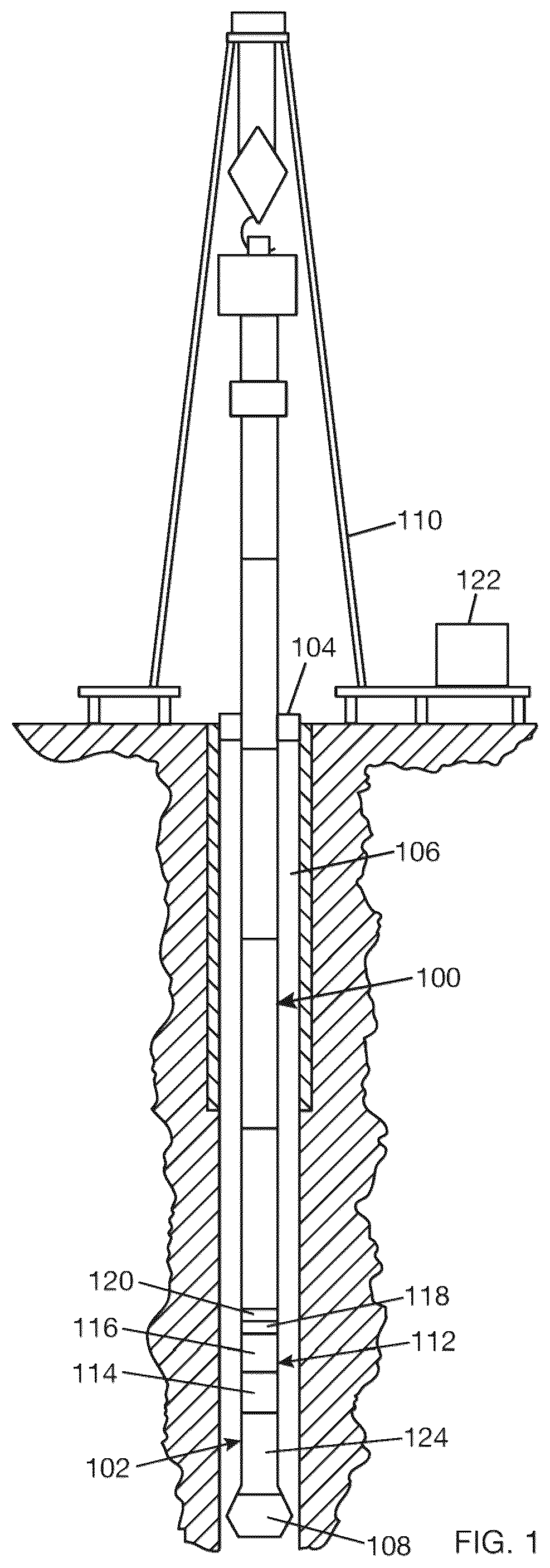 Patent US12410700 — Method of drilling a wellbore to a target — Figure 1