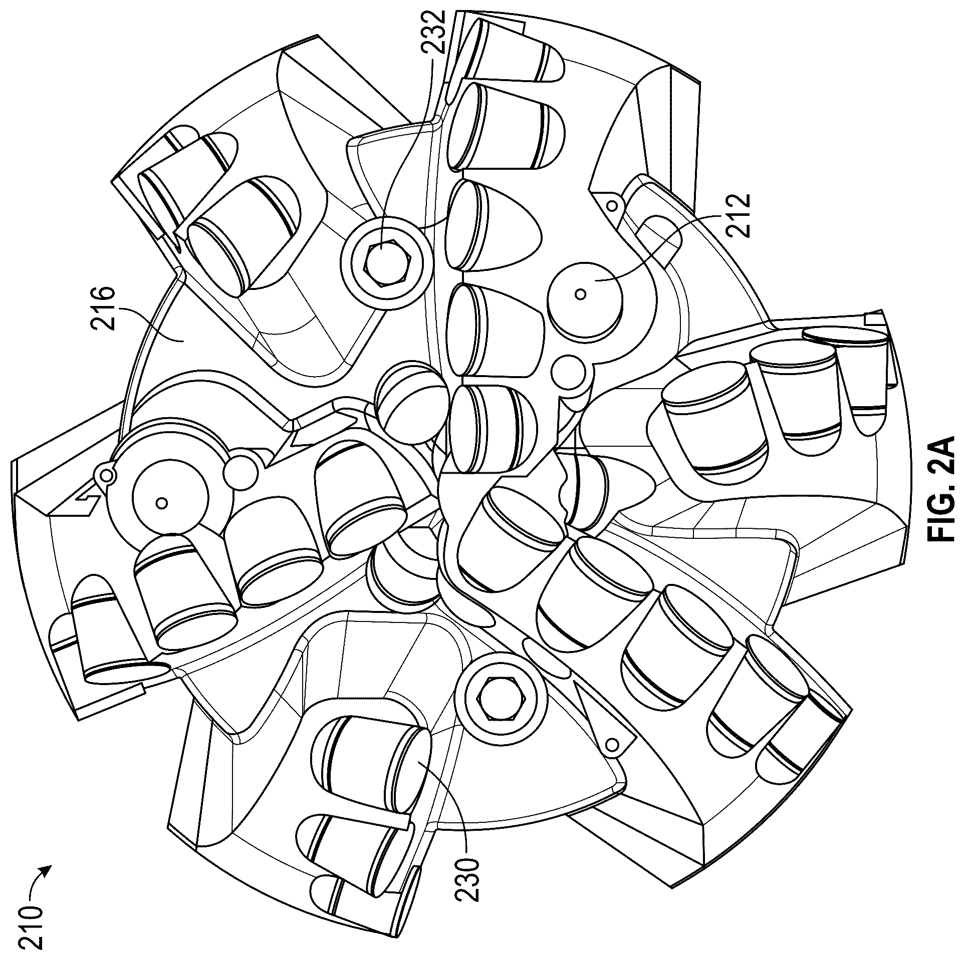 Patent US12410703 Figure 2 – Temperature measurement at one or more cutting elements of a drill bit