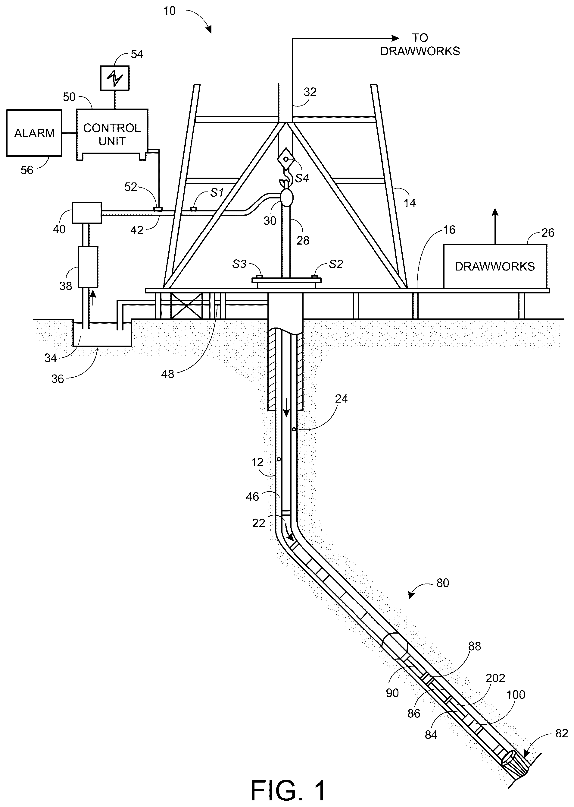 Patent US12410704 — Predicting wellbore diameters — Figure 1