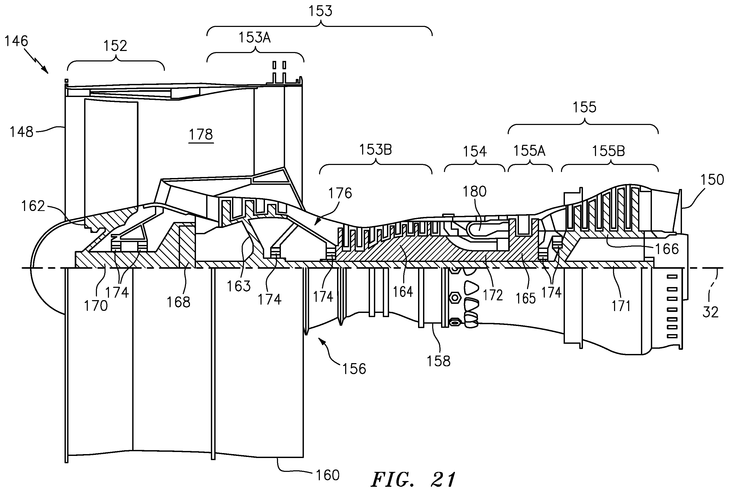 Patent US12410723 Figure 17 – Non-contact seal for rotational equipment with radial through-hole