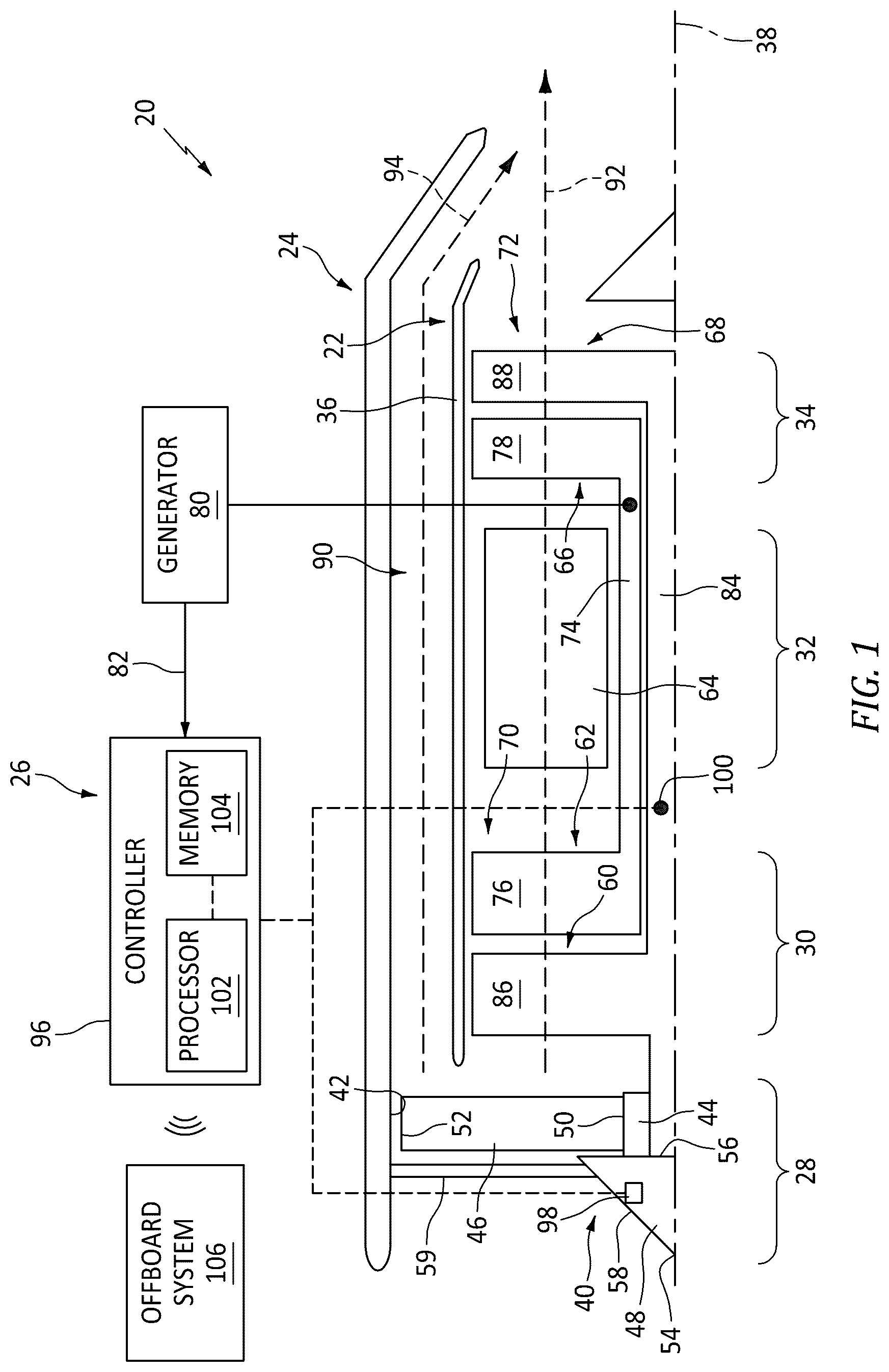 Patent US12410727 — Propulsor blade imaging assembly method for an aircraft propulsion system — Figure 1