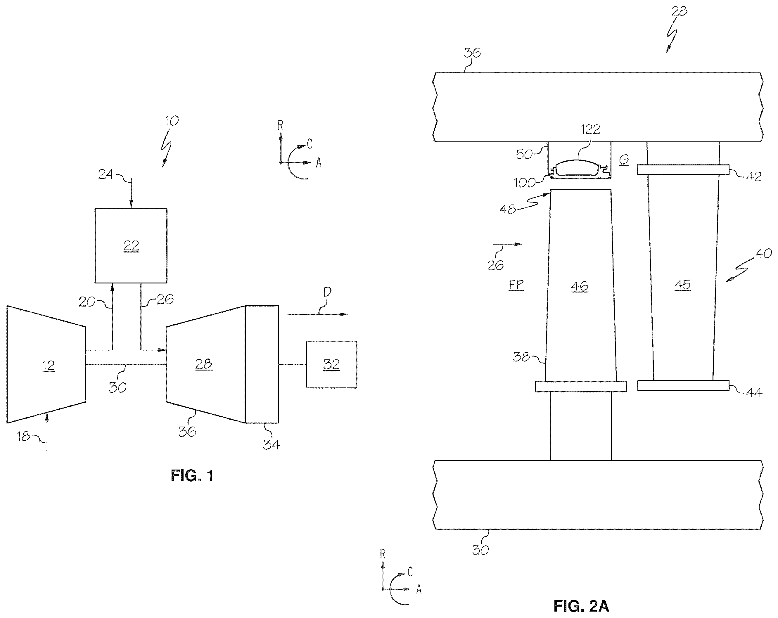 Patent US12410730 — Turbine shroud and turbomachine with cooling circuit — Figure 1