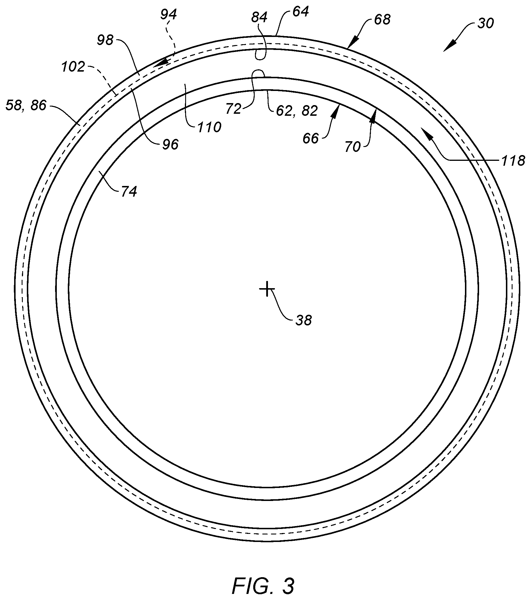 Patent US12410732 Figure 3 – Flexible support for aircraft motor bearing