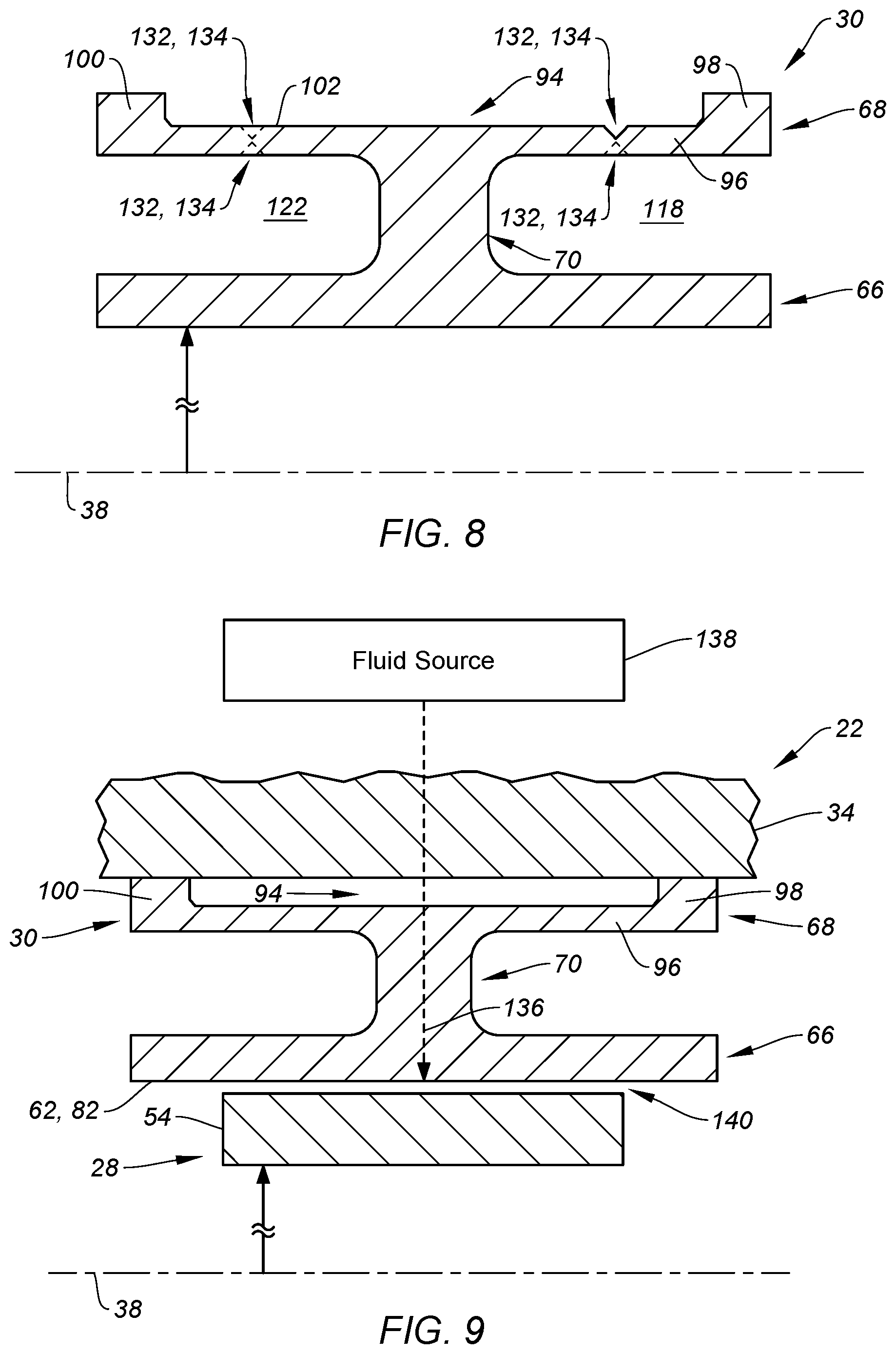 Patent US12410732 Figure 6 – Flexible support for aircraft motor bearing