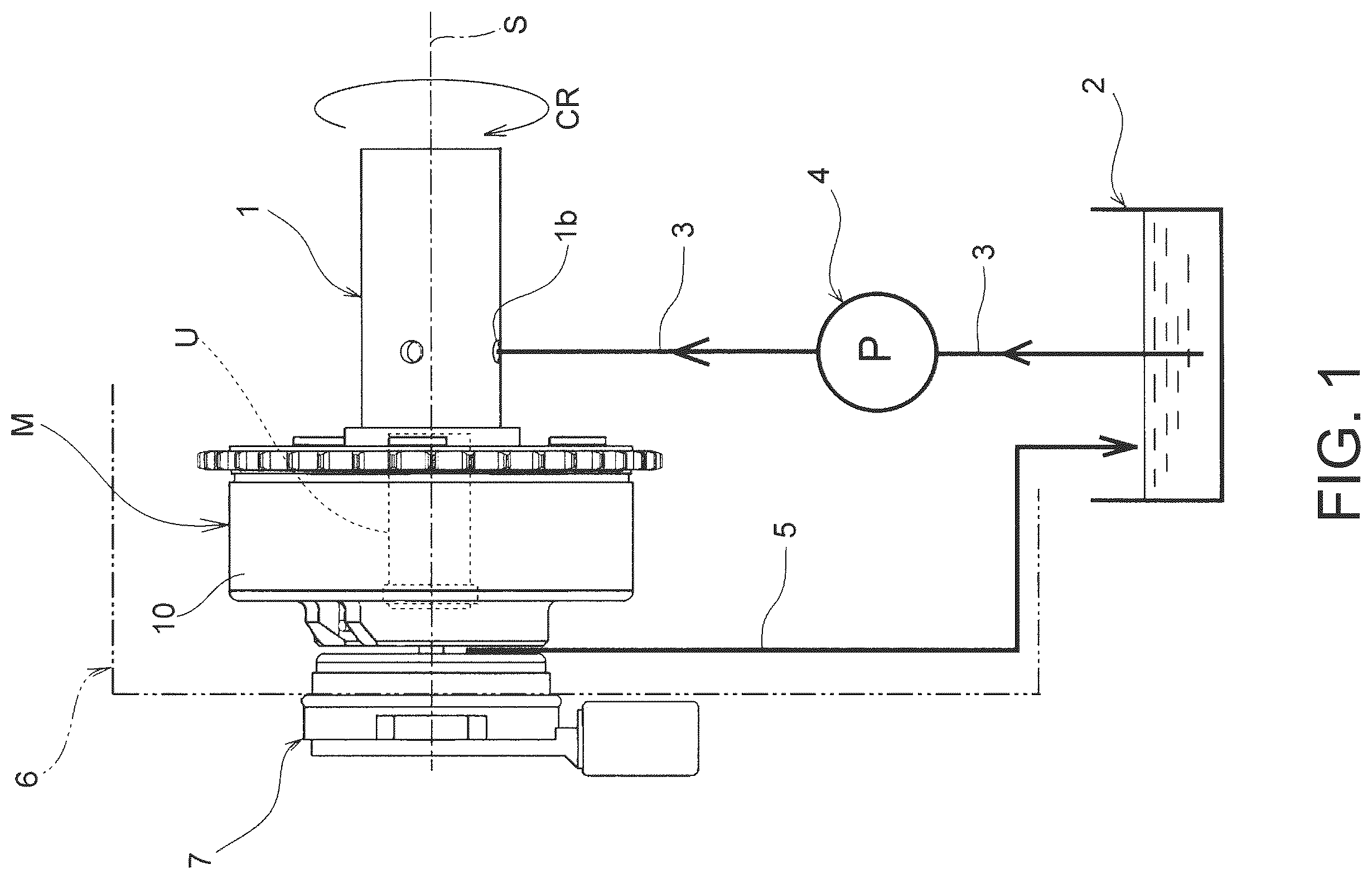 Patent US12410733 — Fluid control valve unit and valve timing change device — Figure 1