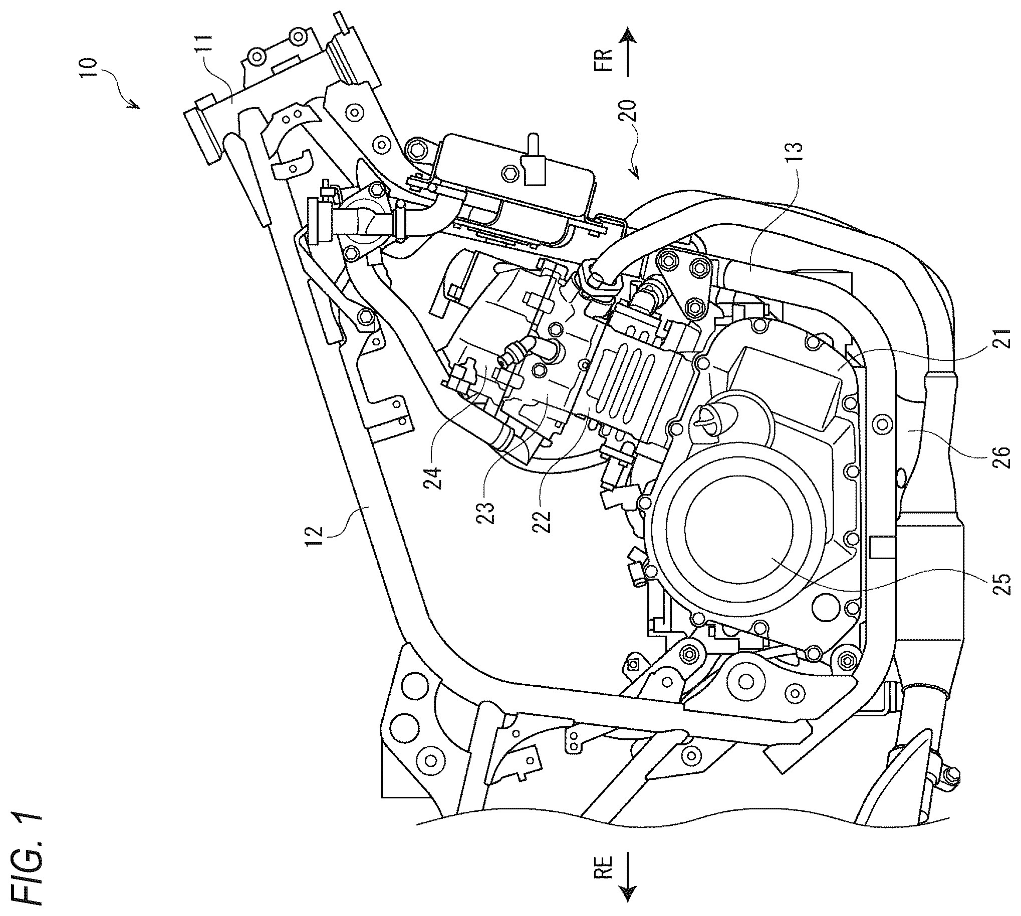 Patent US12410734 — Variable valve device — Figure 1