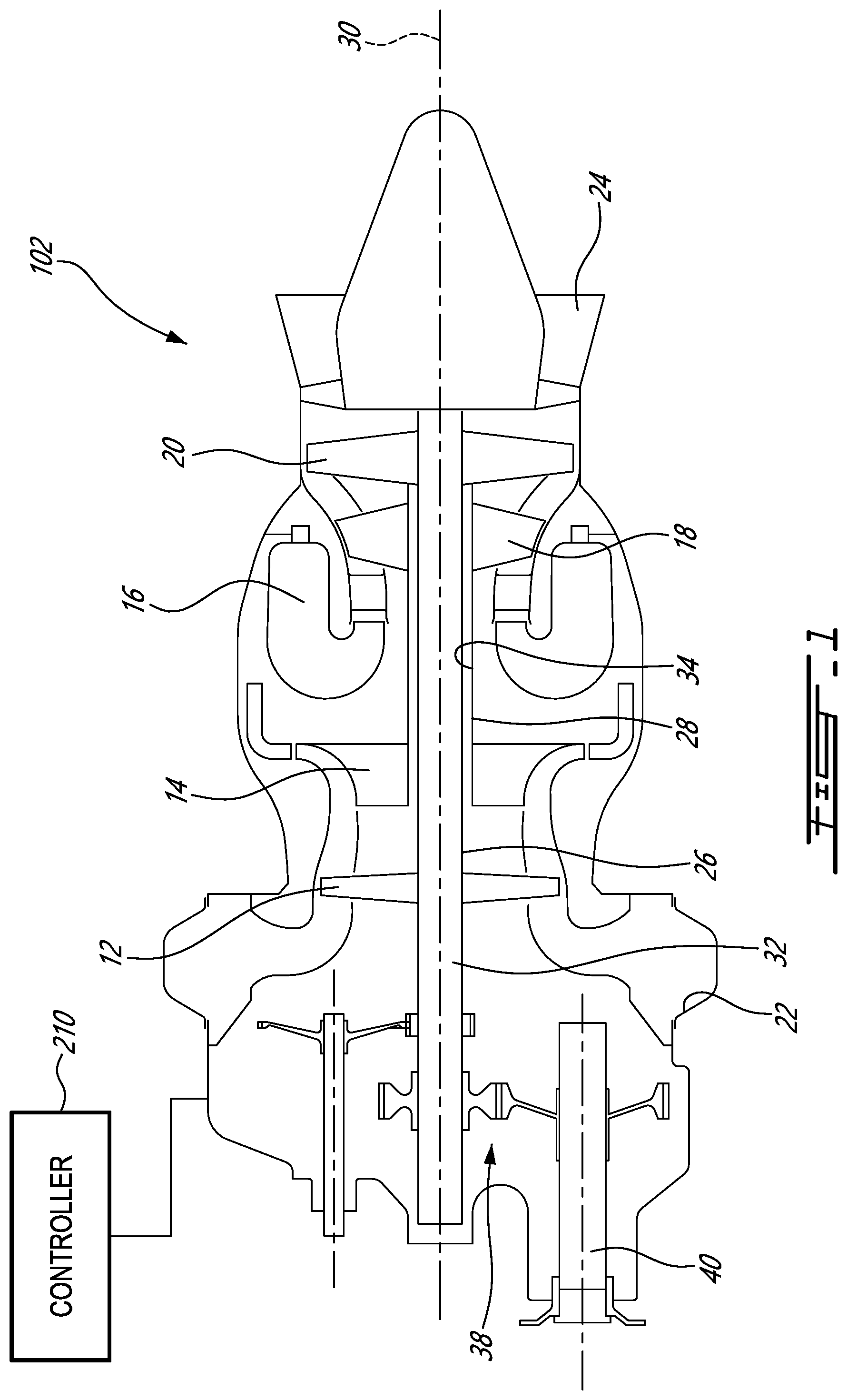 Patent US12410757 — System and method of operating multi-engine system — Figure 1