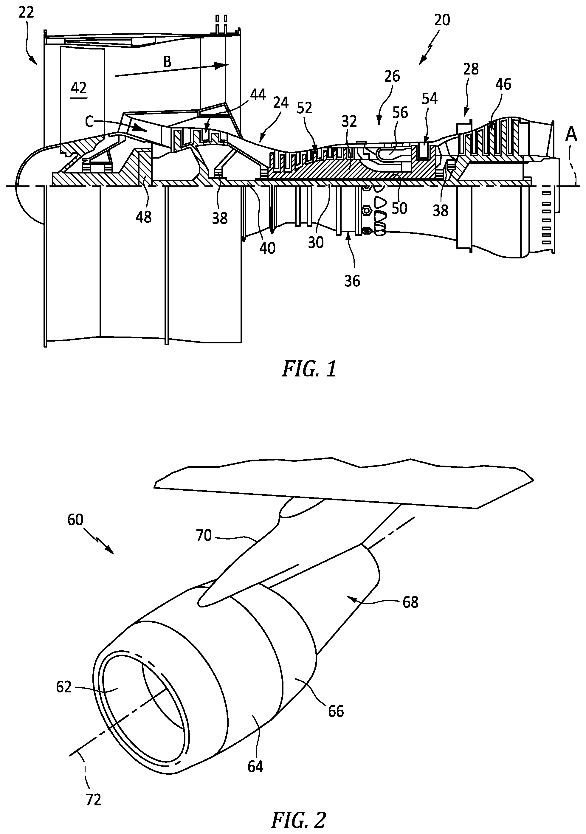 Patent US12410761 — Thrust reverser manual drive system — Figure 1