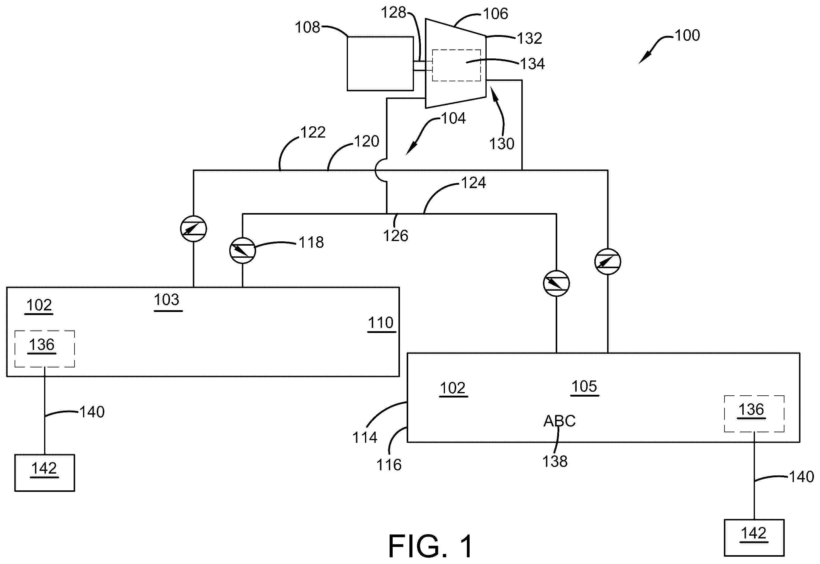 Patent US12410768 — Wave power device — Figure 1