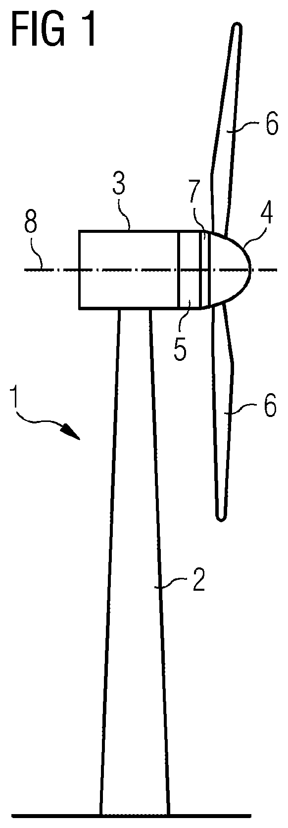Patent US12410774 Figure 1 – Wind turbine control architecture