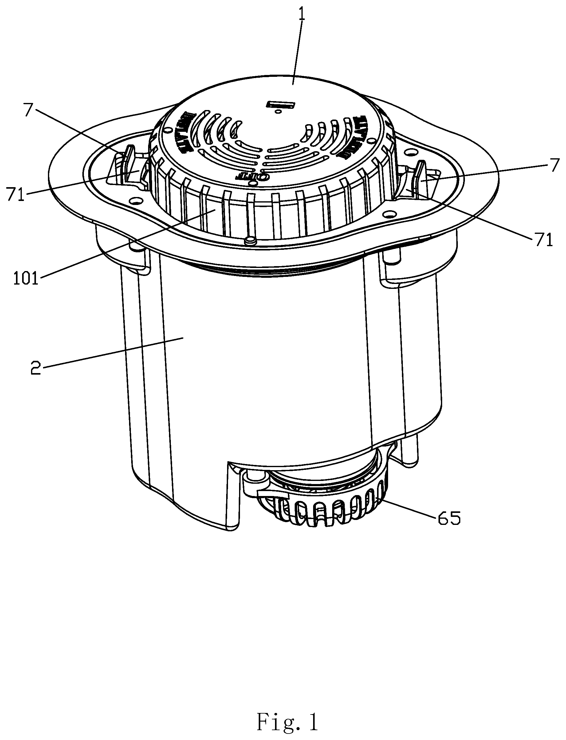 Patent US12410784 — Dual-purpose air pump — Figure 1