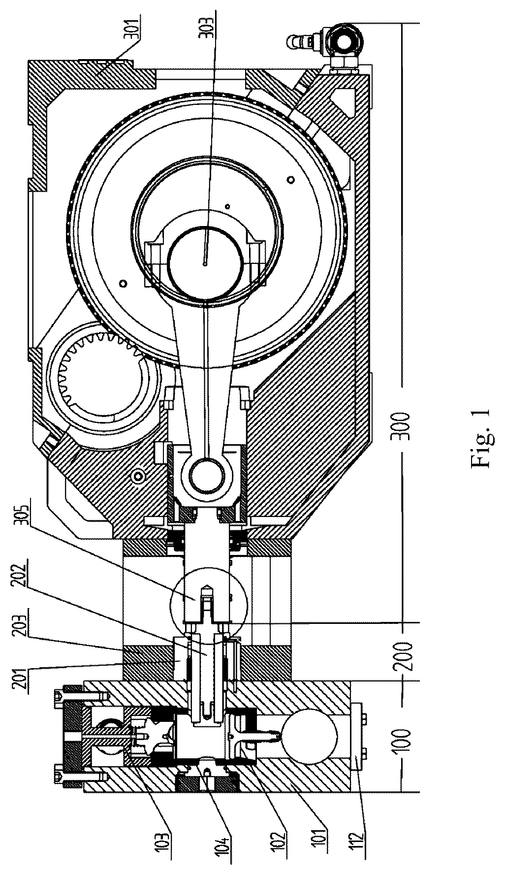 Patent US12410788 — Plunger pump and pump station — Figure 1