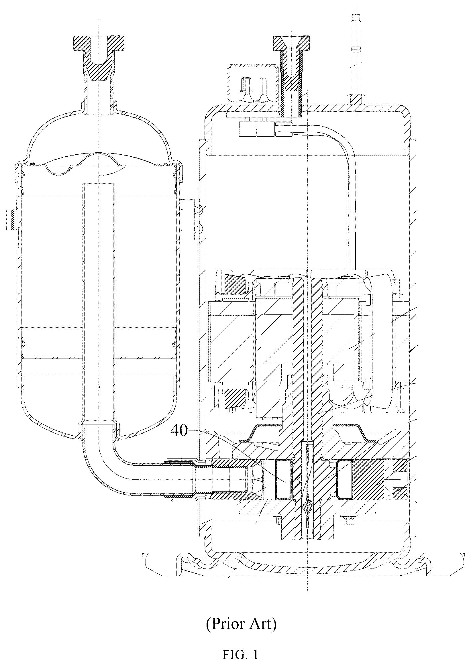 Patent US12410794 — Compressor and air conditioner — Figure 1
