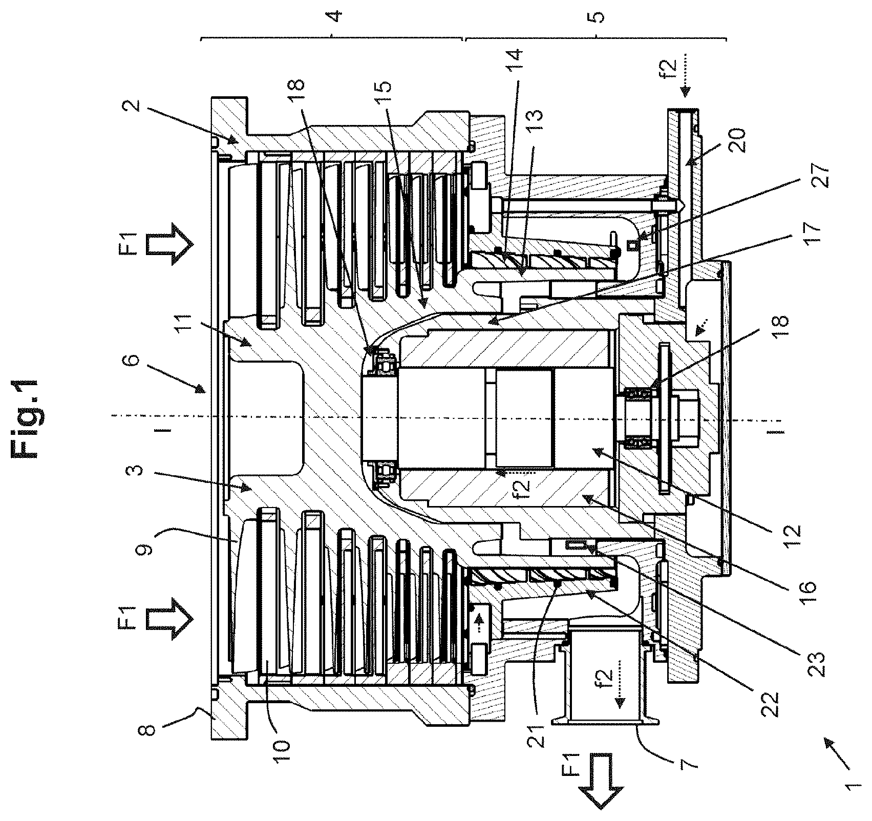 Patent US12410805 — Turbomolecular vacuum pump and associated method — Figure 1