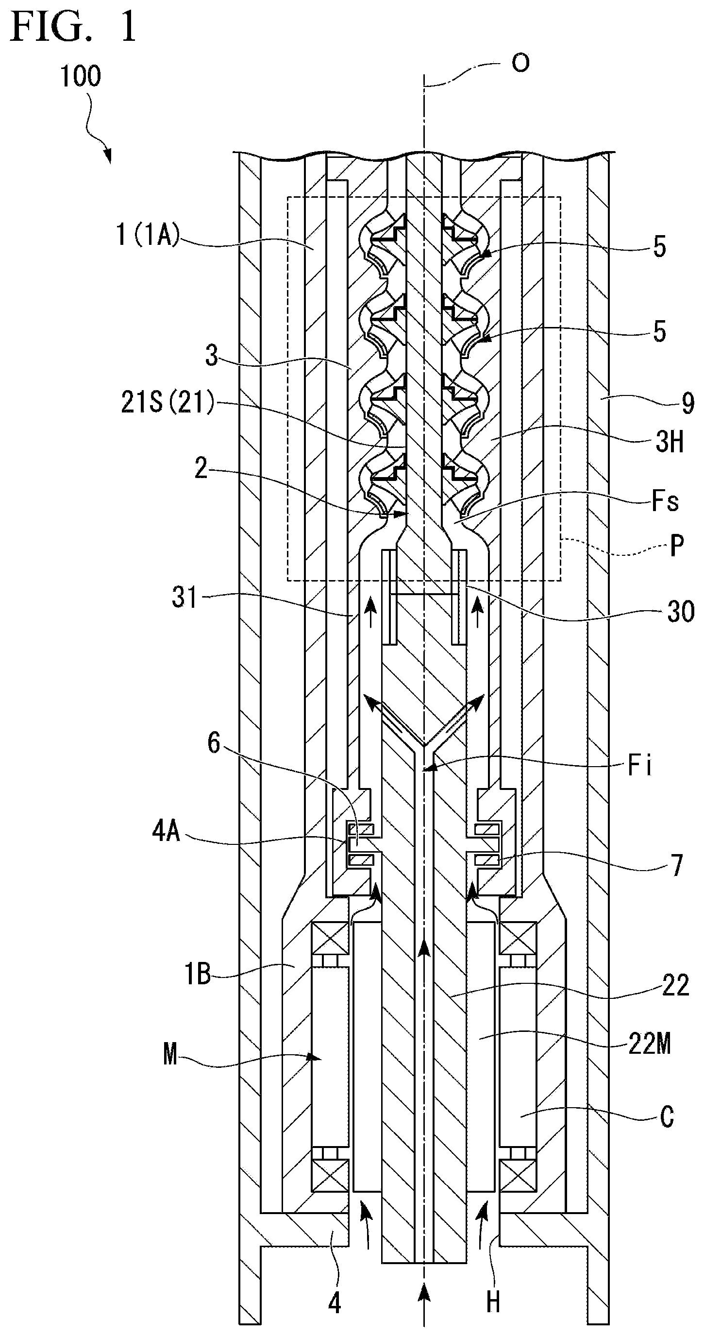 Patent US12410808 — Crude oil extraction pump — Figure 1