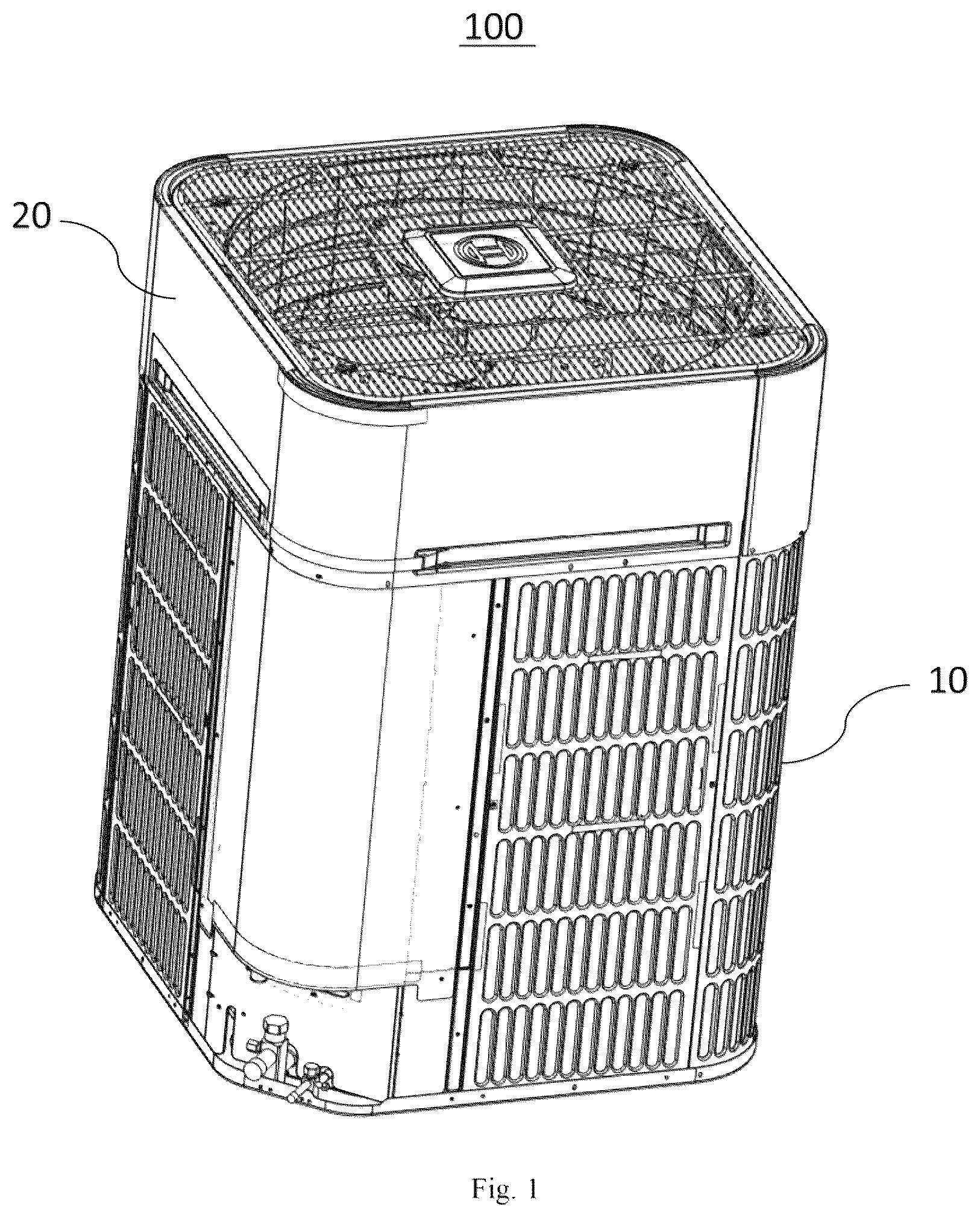 Patent US12410819 — Air guide cover, outdoor unit of HVAC apparatus, and HVAC apparatus — Figure 1