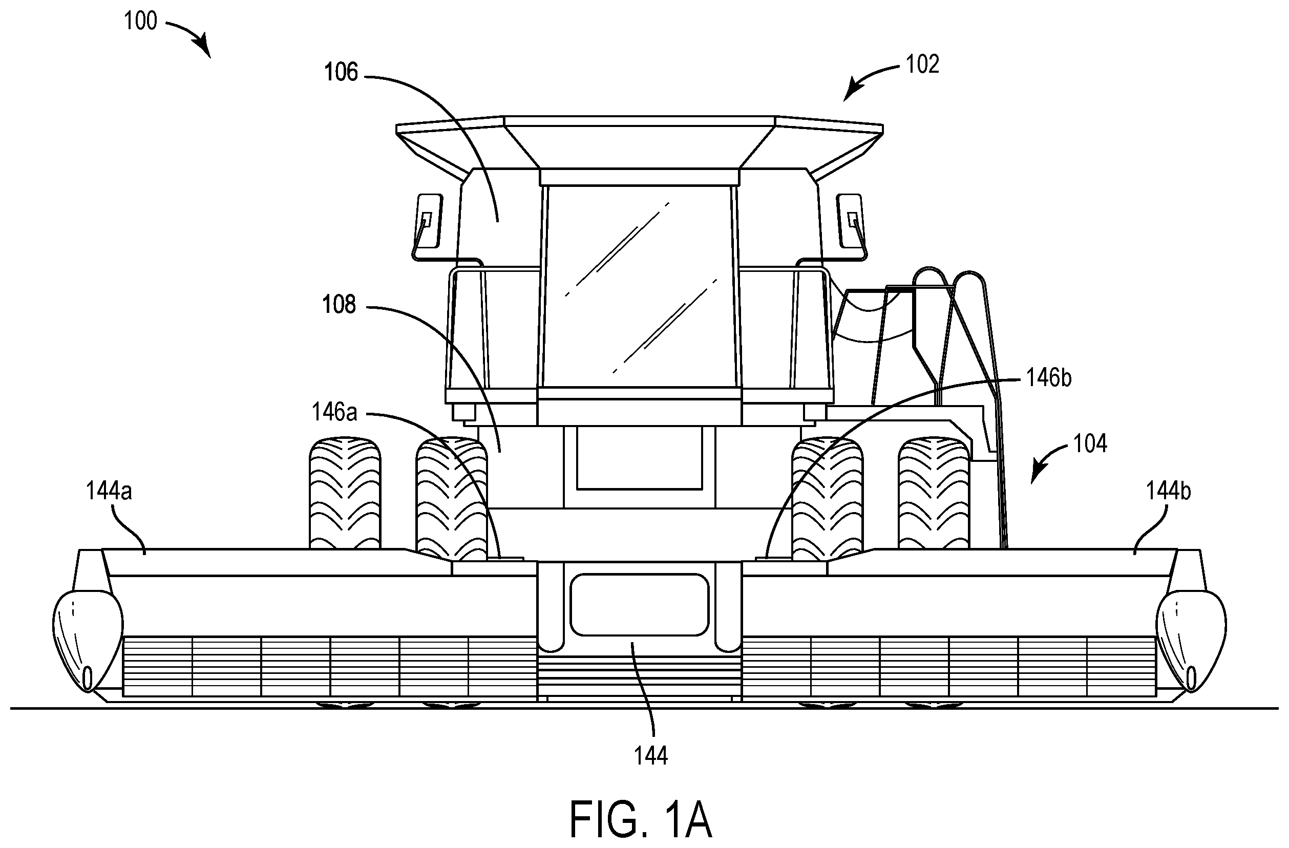Patent US12410822 — Suspension compliance to reduce frame loading — Figure 1