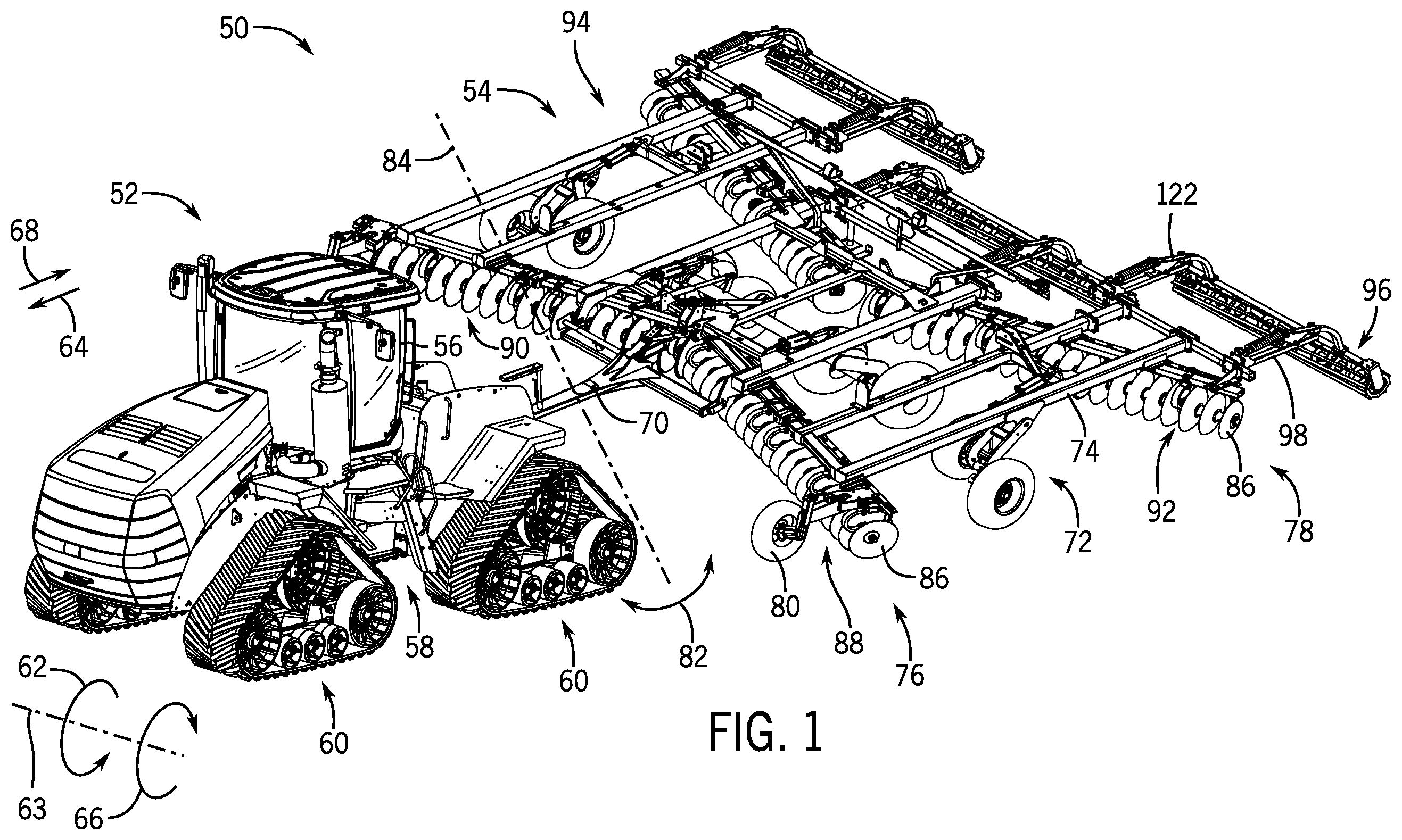 Patent US12410825 — System to reduce line loss in pressure control hydraulic circuit — Figure 1