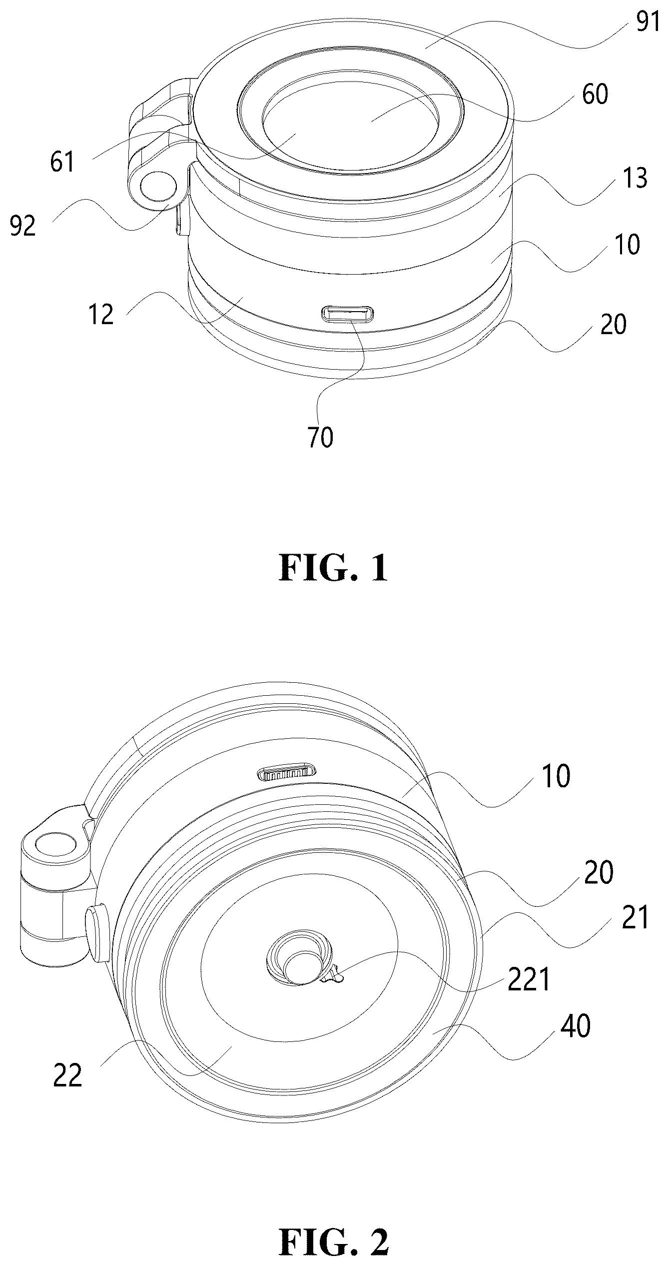 Patent US12410832 — Negative pressure suction-based fixing device — Figure 1