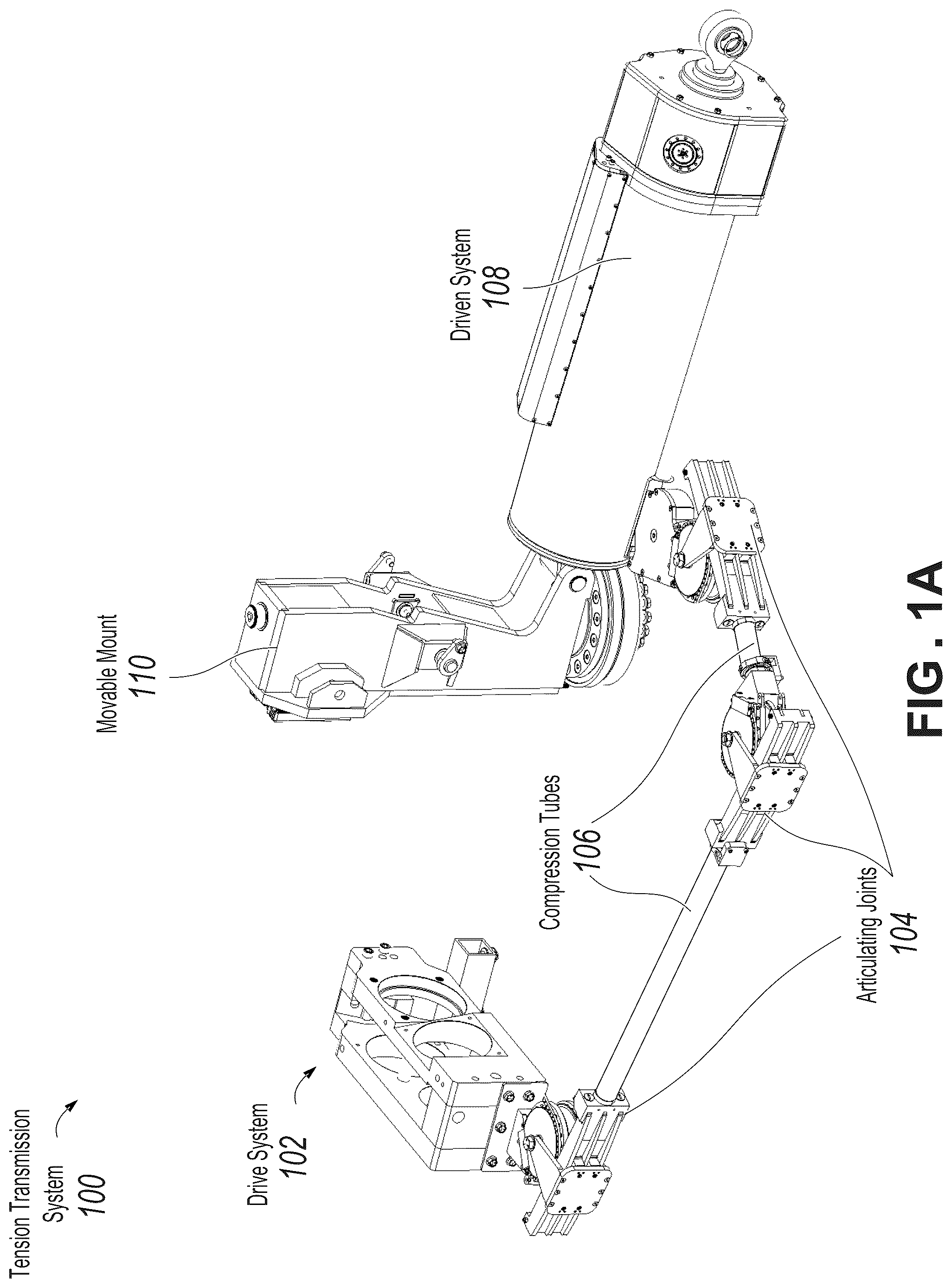 Patent US12410852 — Torque free articulated tension transmission — Figure 1