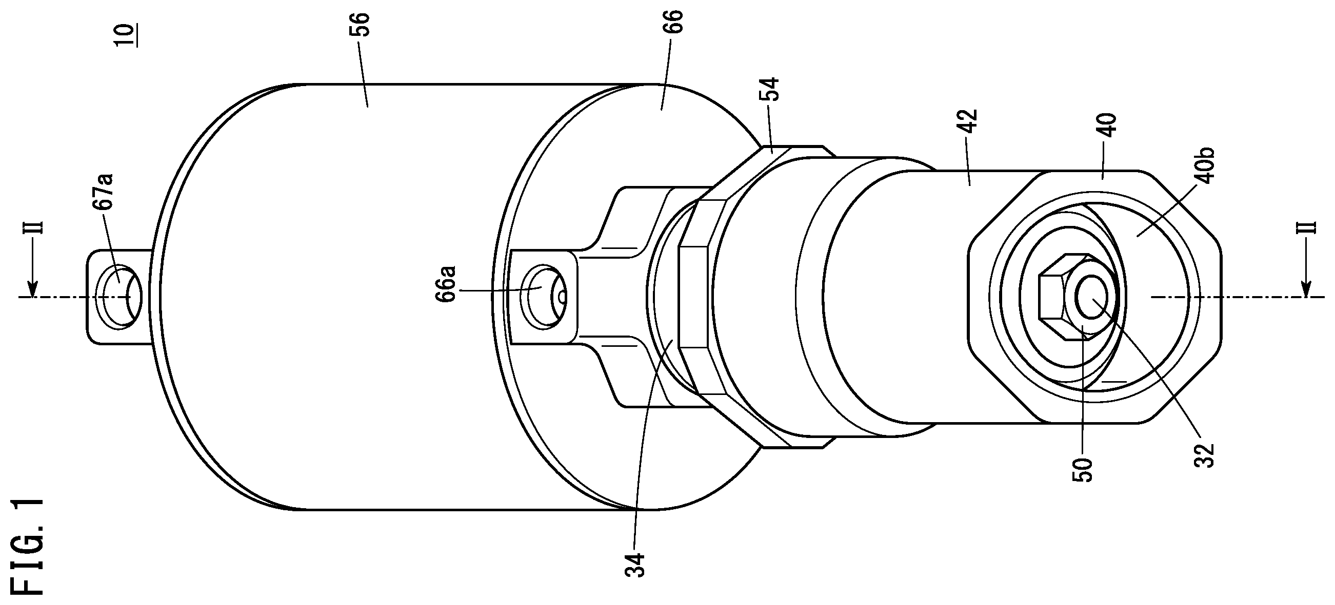 Patent US12410864 — Shaft sealing structure — Figure 1