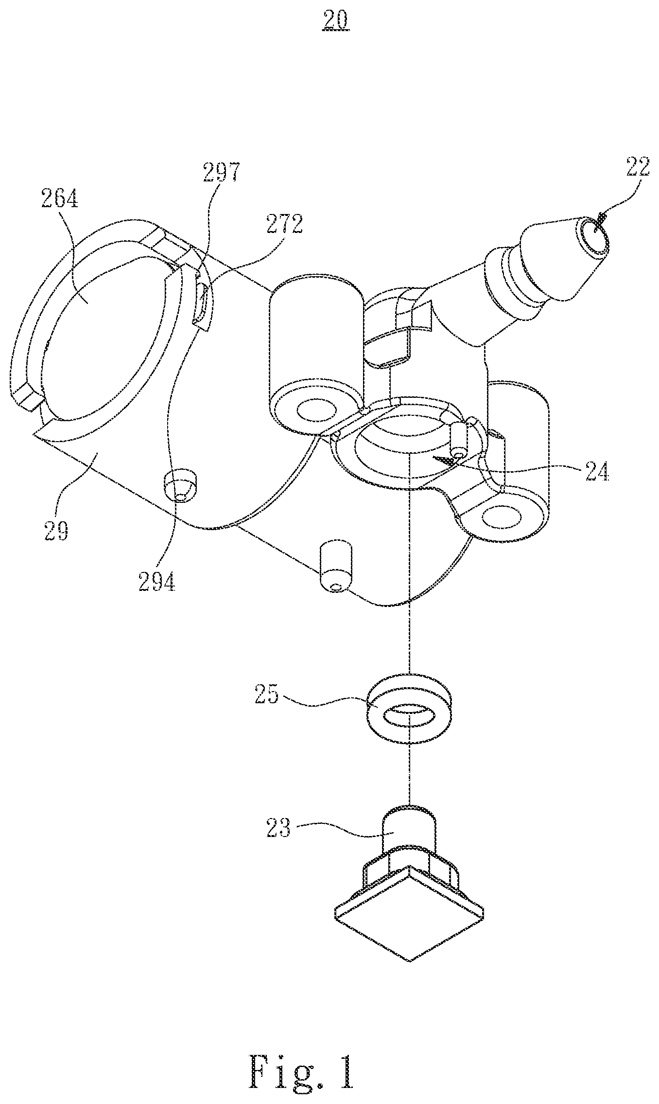 Patent US12410870 — Detection air faucet — Figure 1