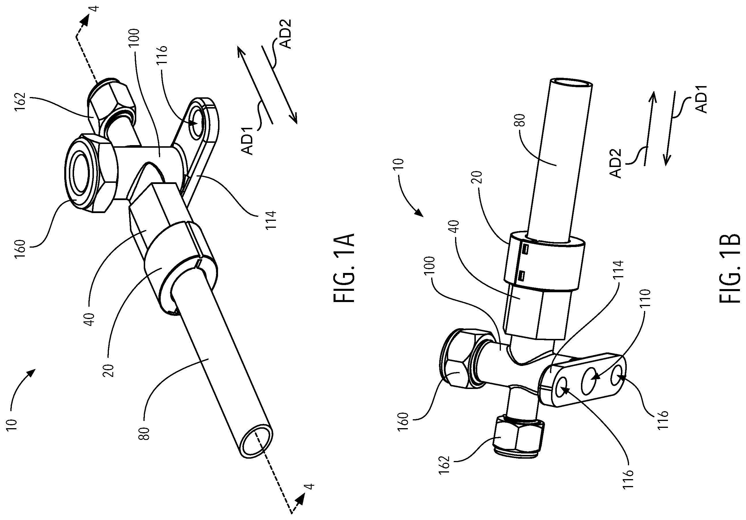 Patent US12410876 Figure 1 – Fluid connection assembly