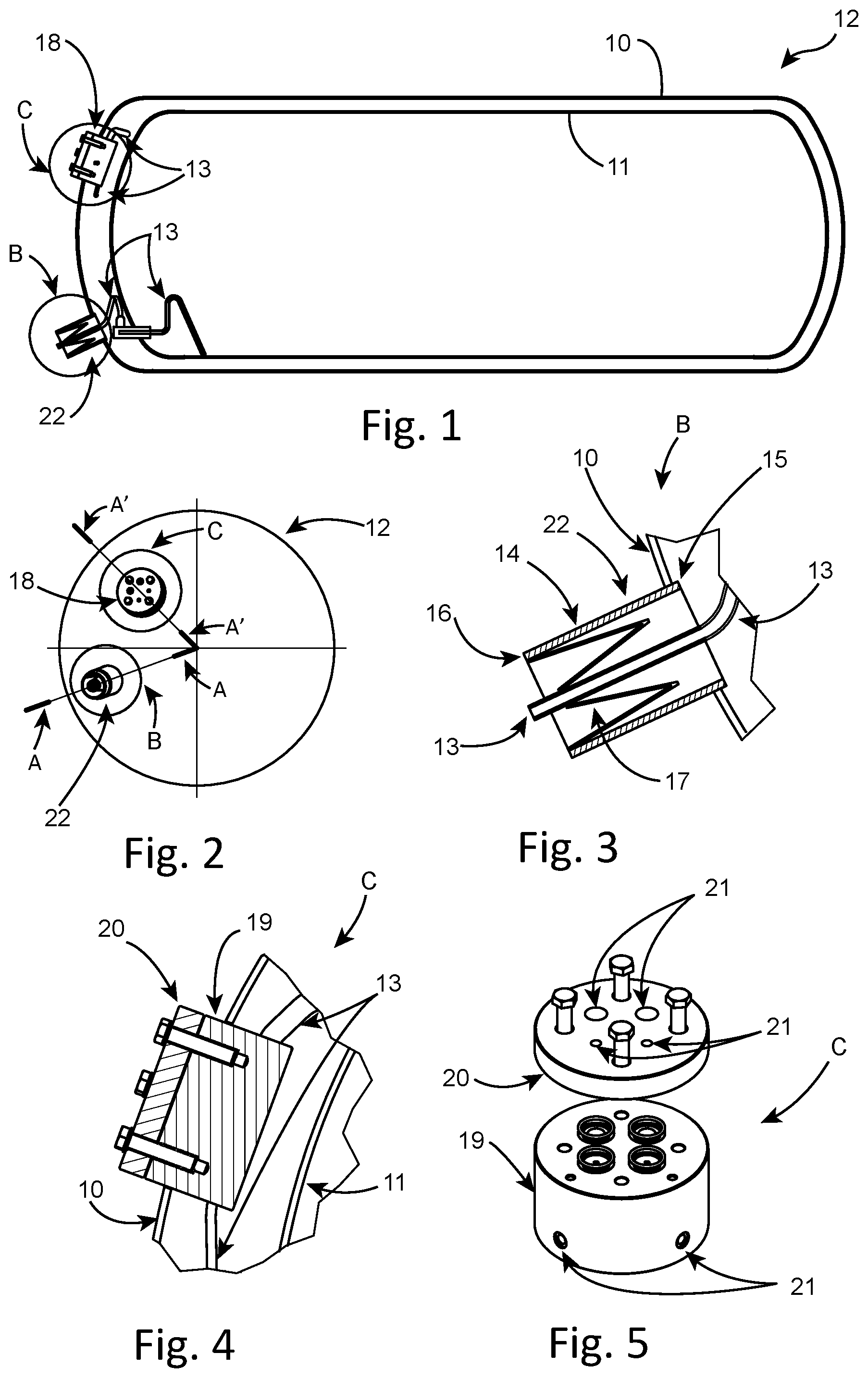 Patent US12410889 — Tank for transporting cryogenic fluids — Figure 1