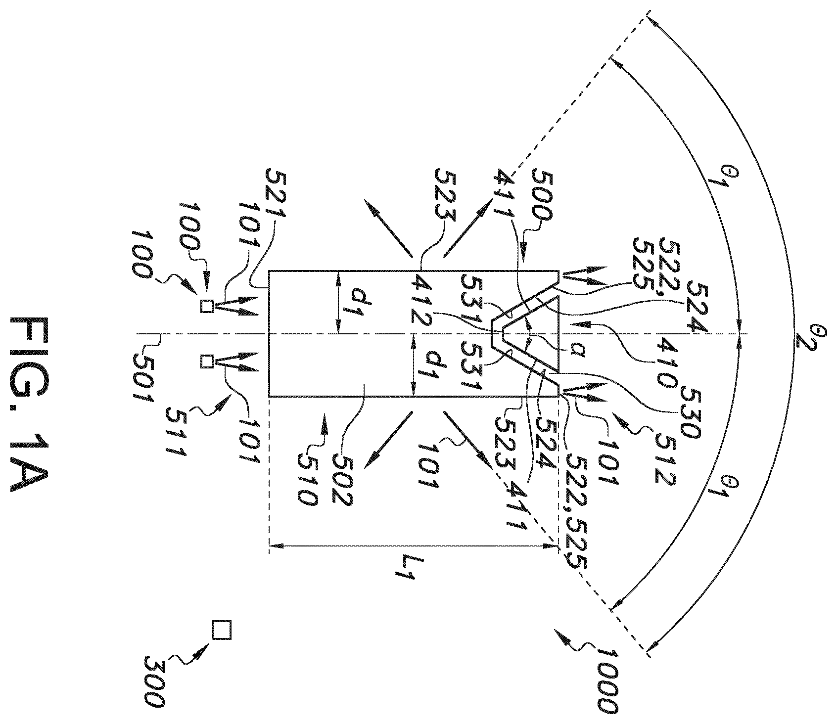 Patent US12410891 — Lightguide lamp with crosstalk prevention — Figure 1