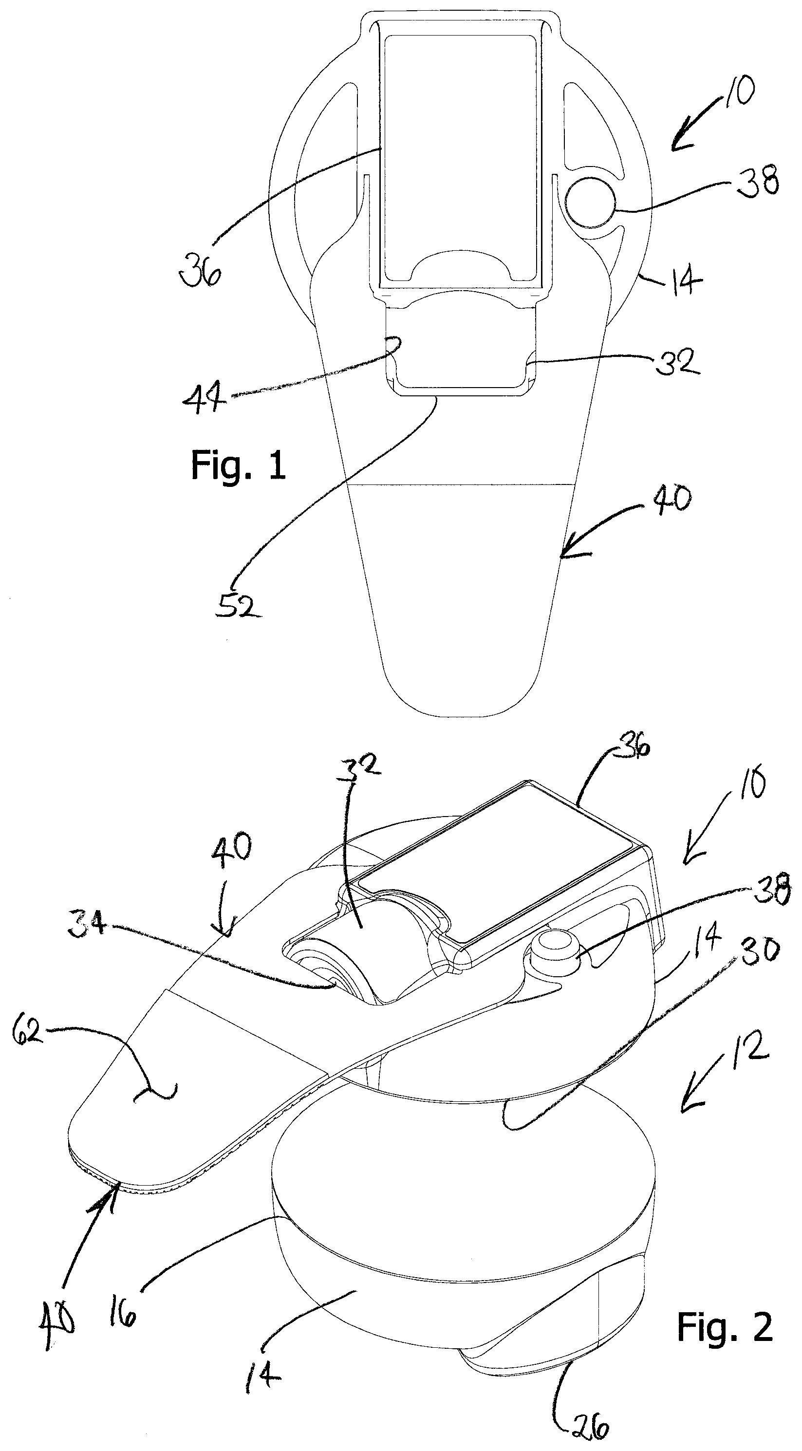 Patent US12410908 — Magnetic light system for illuminating the margins of a windshield — Figure 1