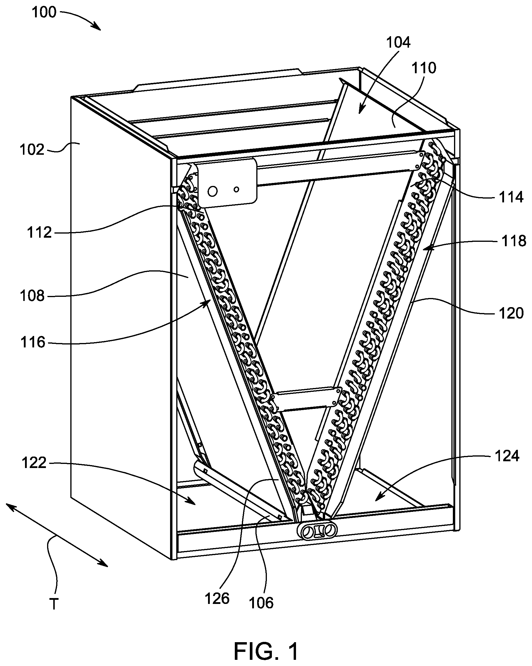 Patent US12410921 Figure 1 – Air handler